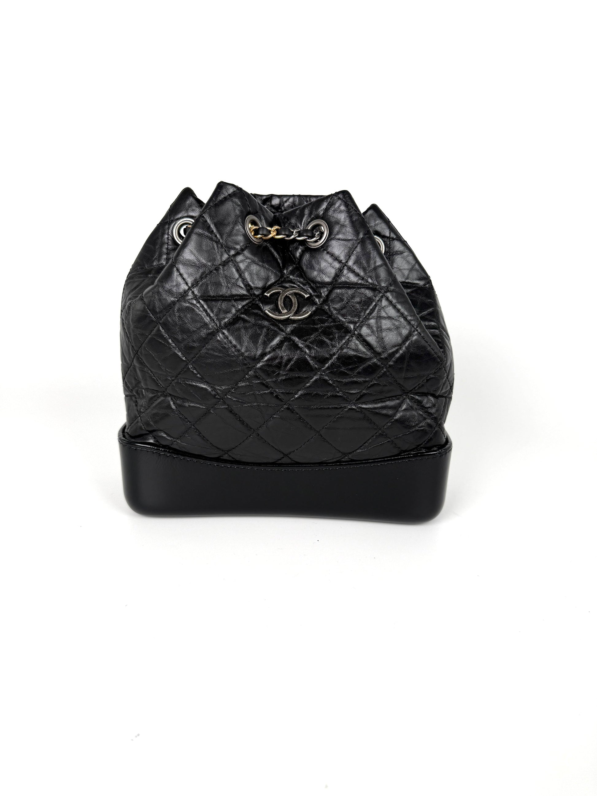 Chanel Gabrielle Small Quilted Aged Calfskin Backpack - Rovelle Bags
