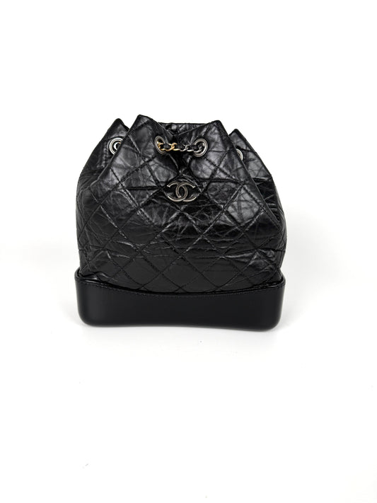 Chanel Gabrielle Small Quilted Aged Calfskin Backpack - Rovelle Bags