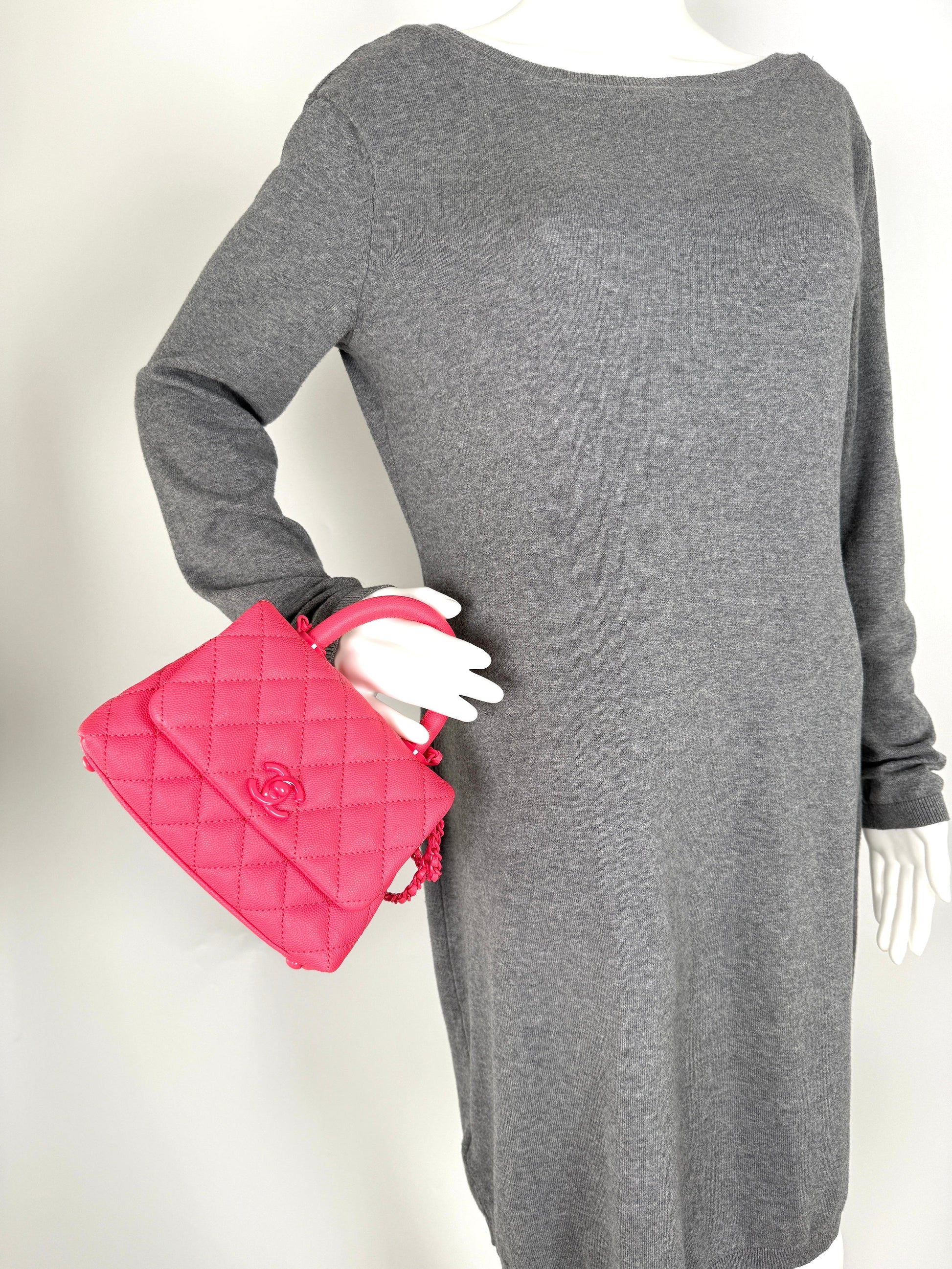 Chanel Coco Handle Incognito Monochrome Extra Crossbody Bag - Rovelle Bags