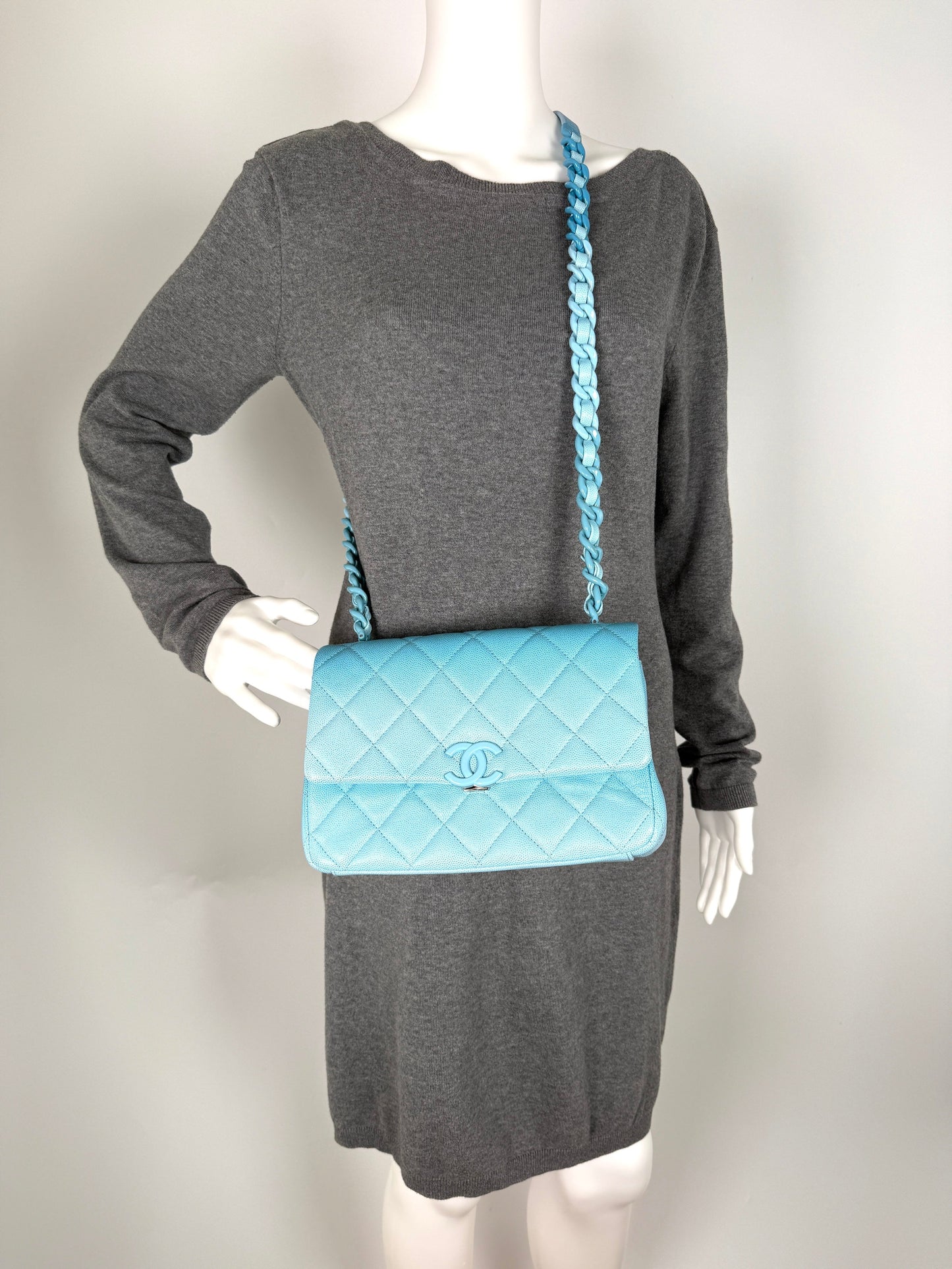 Chanel My Everything Incognito Medium Blue Crossbody Bag - Rovelle Bags