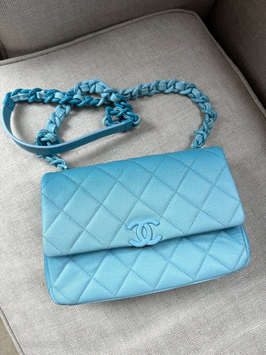 Chanel My Everything Incognito Medium Blue Crossbody Bag - Rovelle Bags