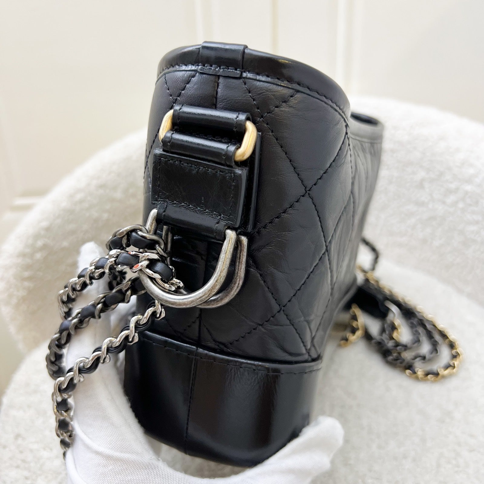 Chanel Small Gabrielle Hobo in Black Shoulder Bag - Rovelle Bags