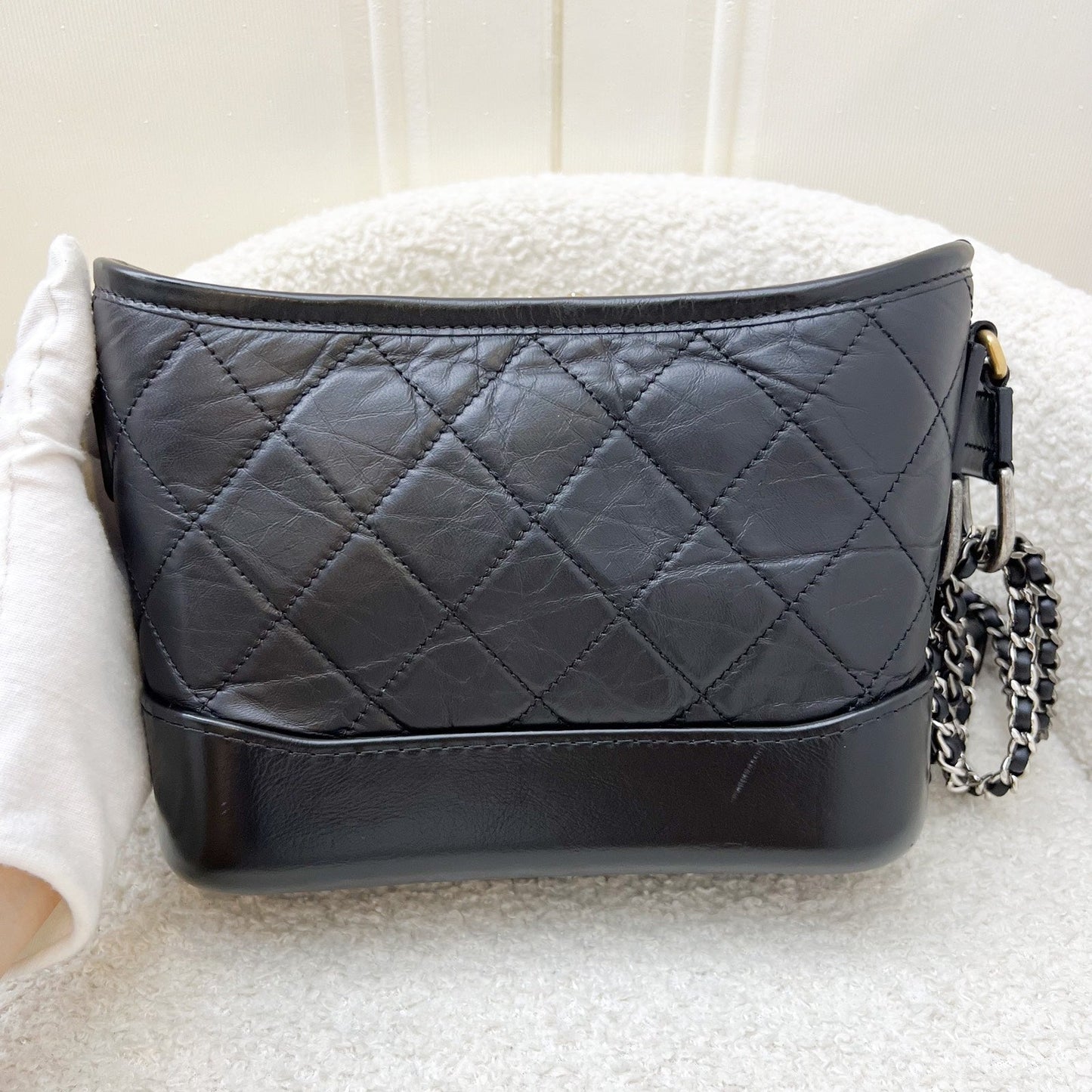Chanel Small Gabrielle Hobo in Black Shoulder Bag - Rovelle Bags