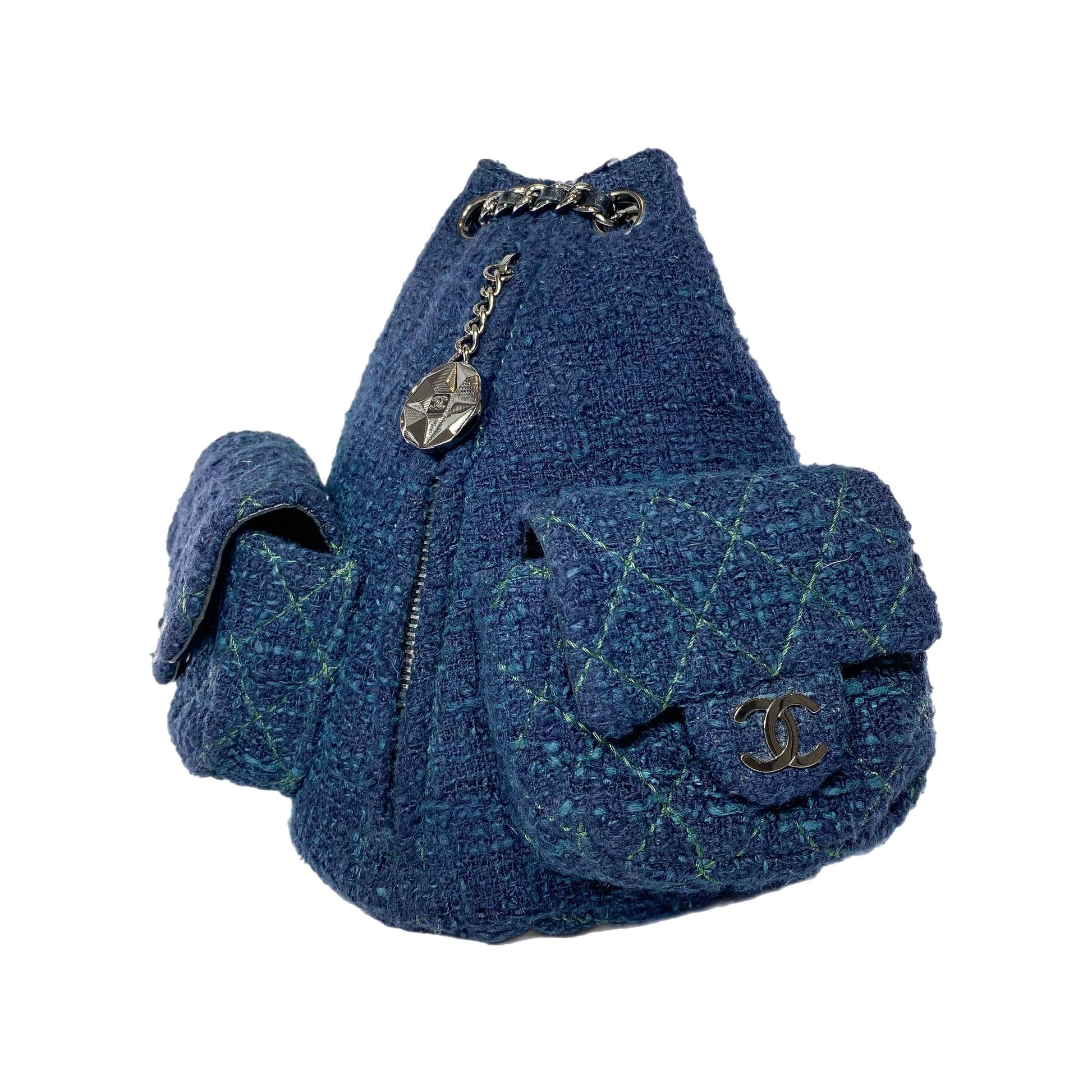 Chanel Navy Mini Backpack is Back Backpack - Rovelle Bags