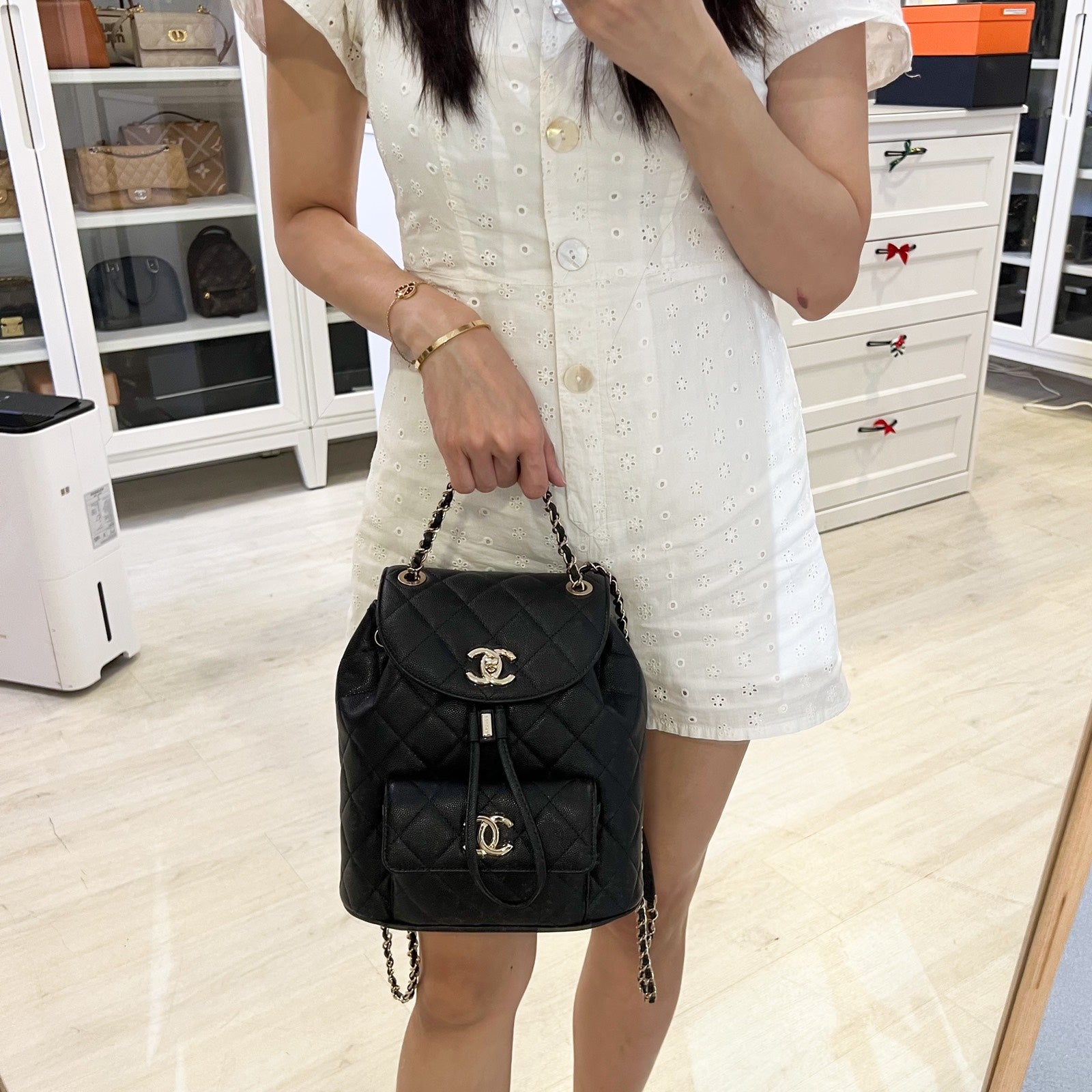 Chanel Duma Small / Medium Backpack Backpack - Rovelle Bags