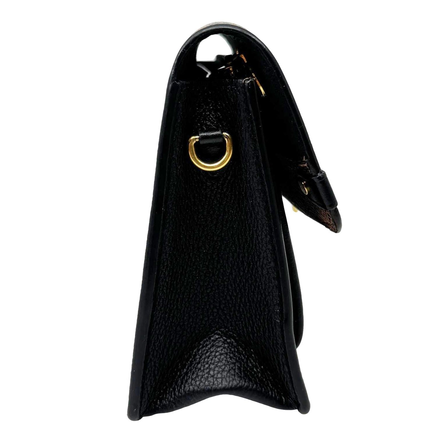 LOUIS VUITTON Vavin PM Damier Ebene Chain Crossbody Bag Black