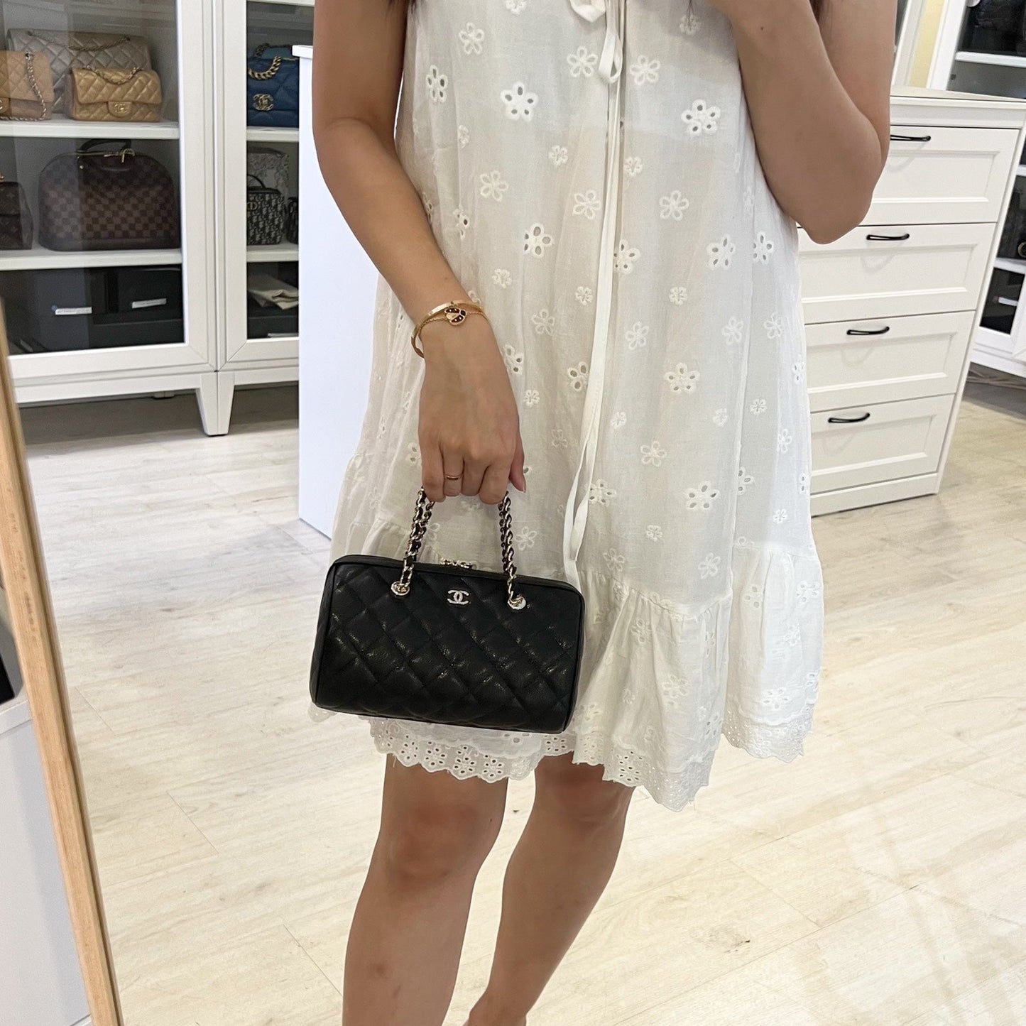 Chanel 25S Bowling Handbag - Rovelle Bags