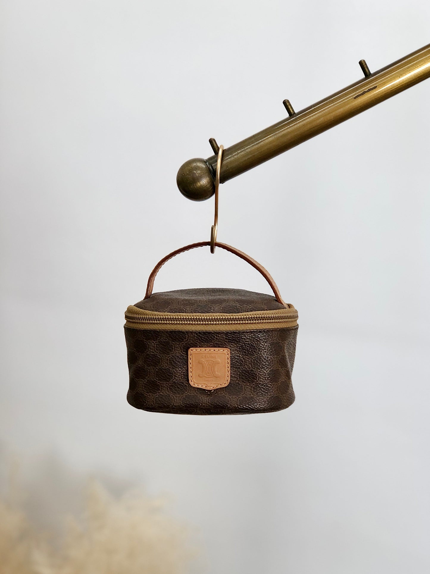 CELINE Macadam Pouch Brown rxugvz
