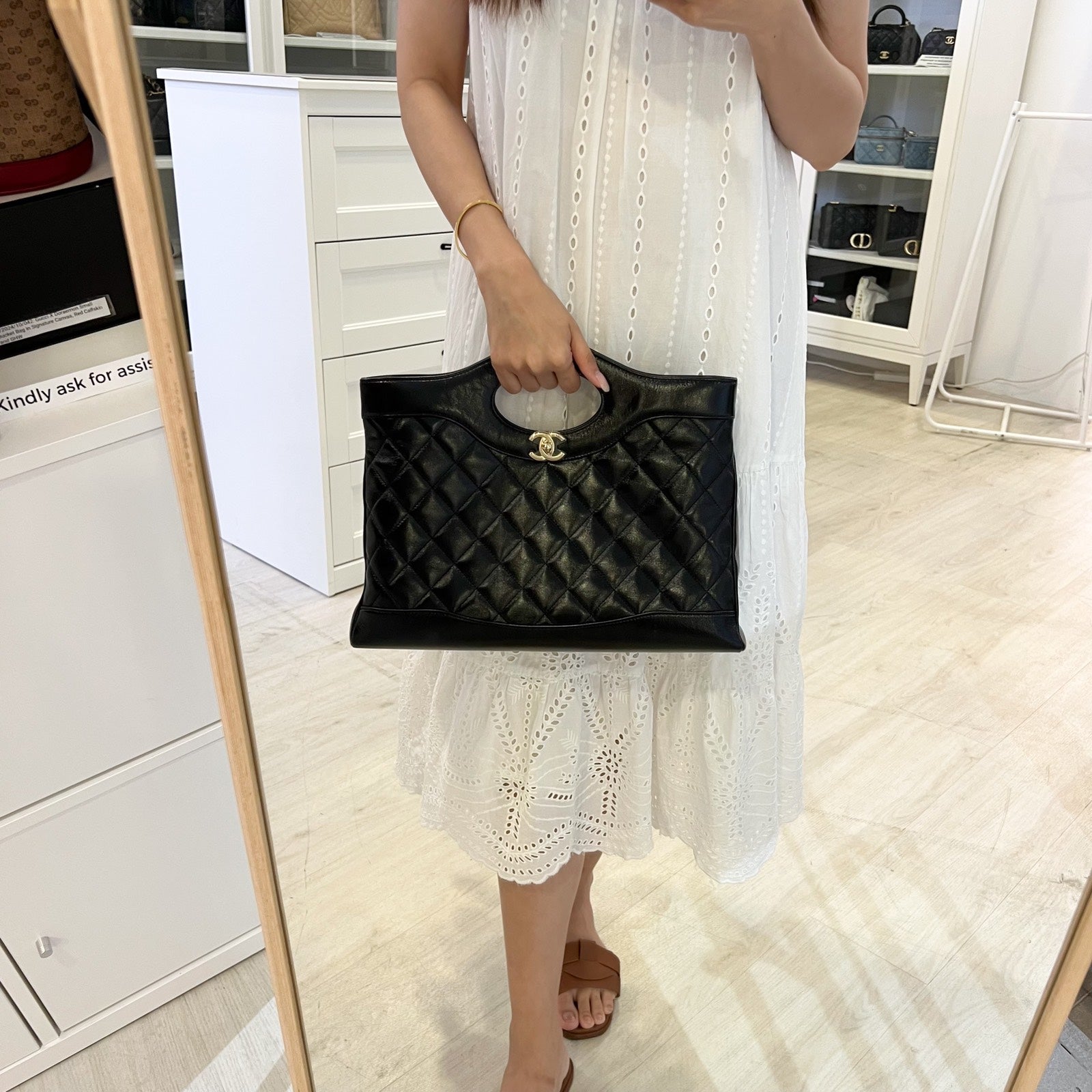 Chanel 31 Medium Shopping Shopping Bag - Rovelle Bags