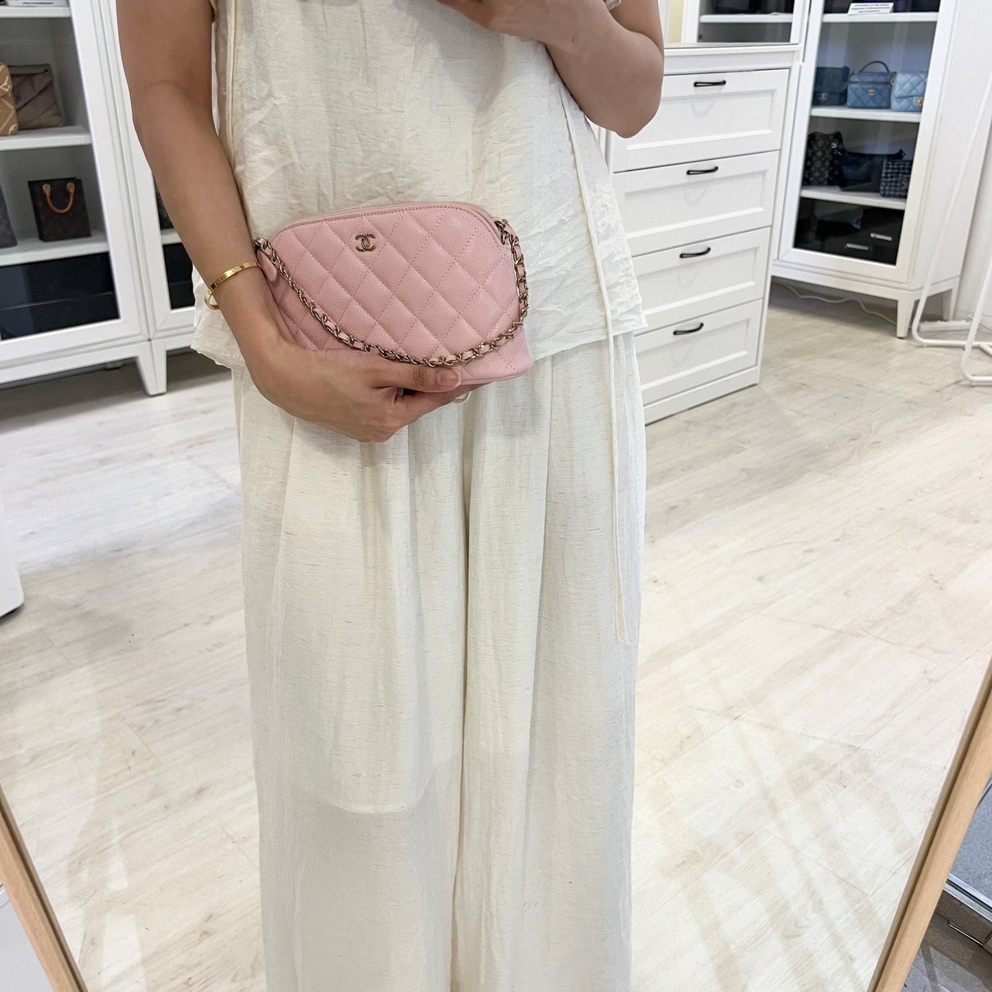 Chanel 24K Medium Pouch / Clutch Clutch Bag - Rovelle Bags