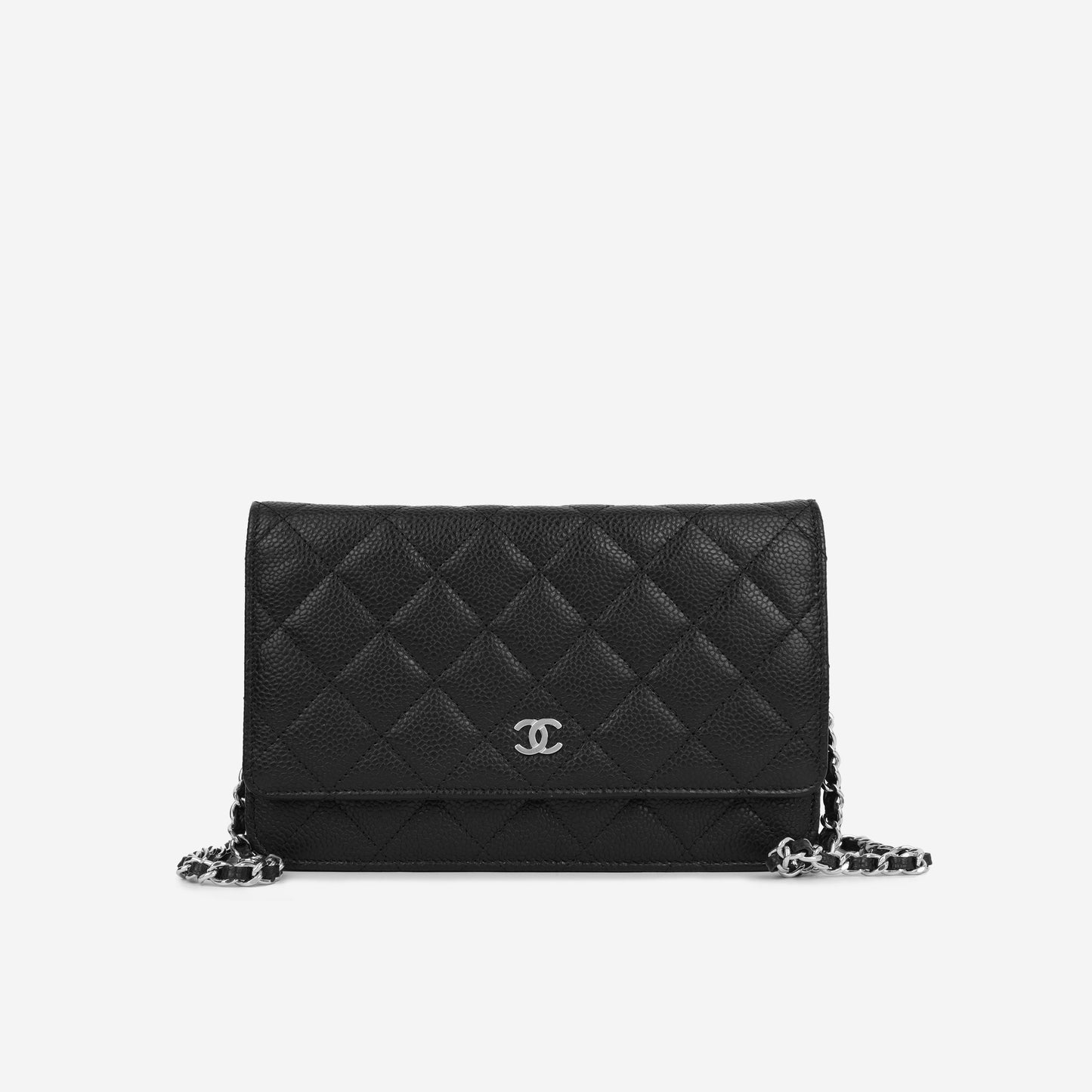 Chanel Wallet On Chain Lambskin Black Crossbody Style 5