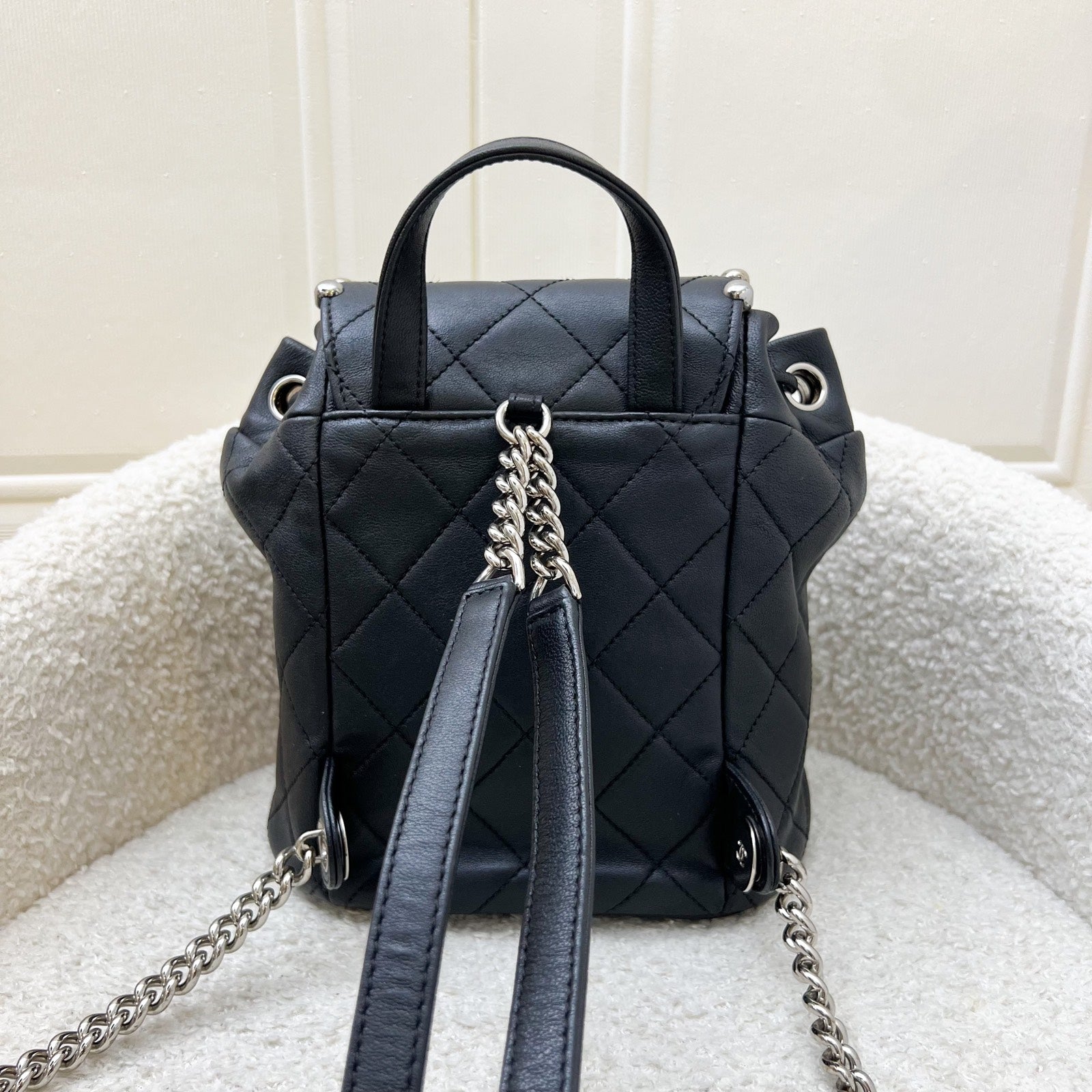 Chanel Studded Mini Backpack in Black Backpack - Rovelle Bags
