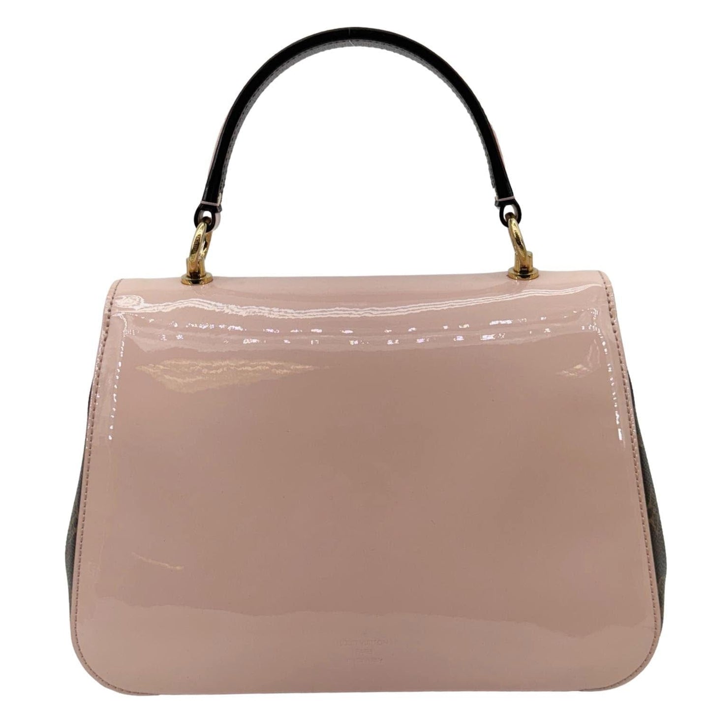 LOUIS VUITTON Cherrywood BB Vernis Leather Crossbody Bag Pink