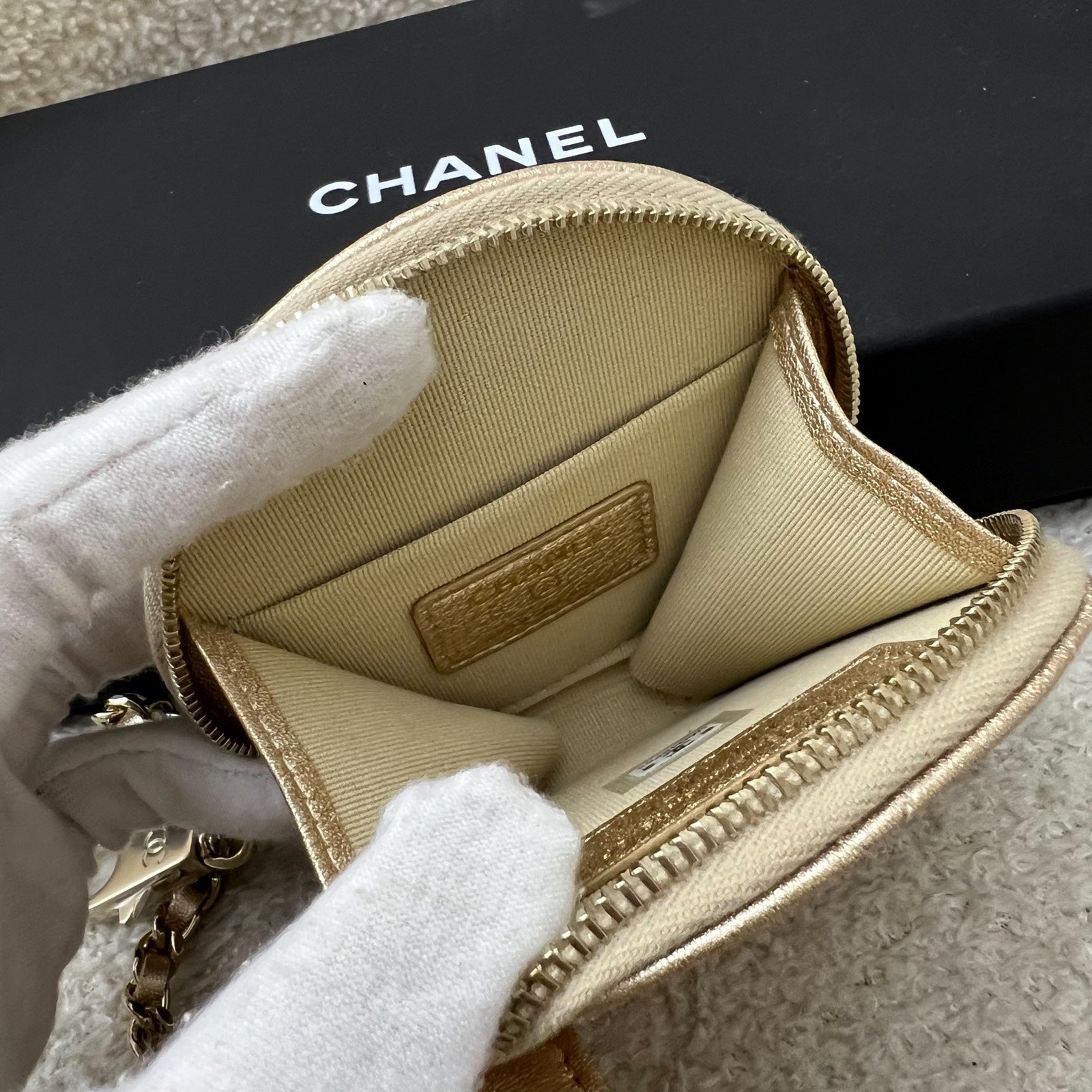 Chanel 2024 VIP Gift Round Pouch Handbag - Rovelle Bags