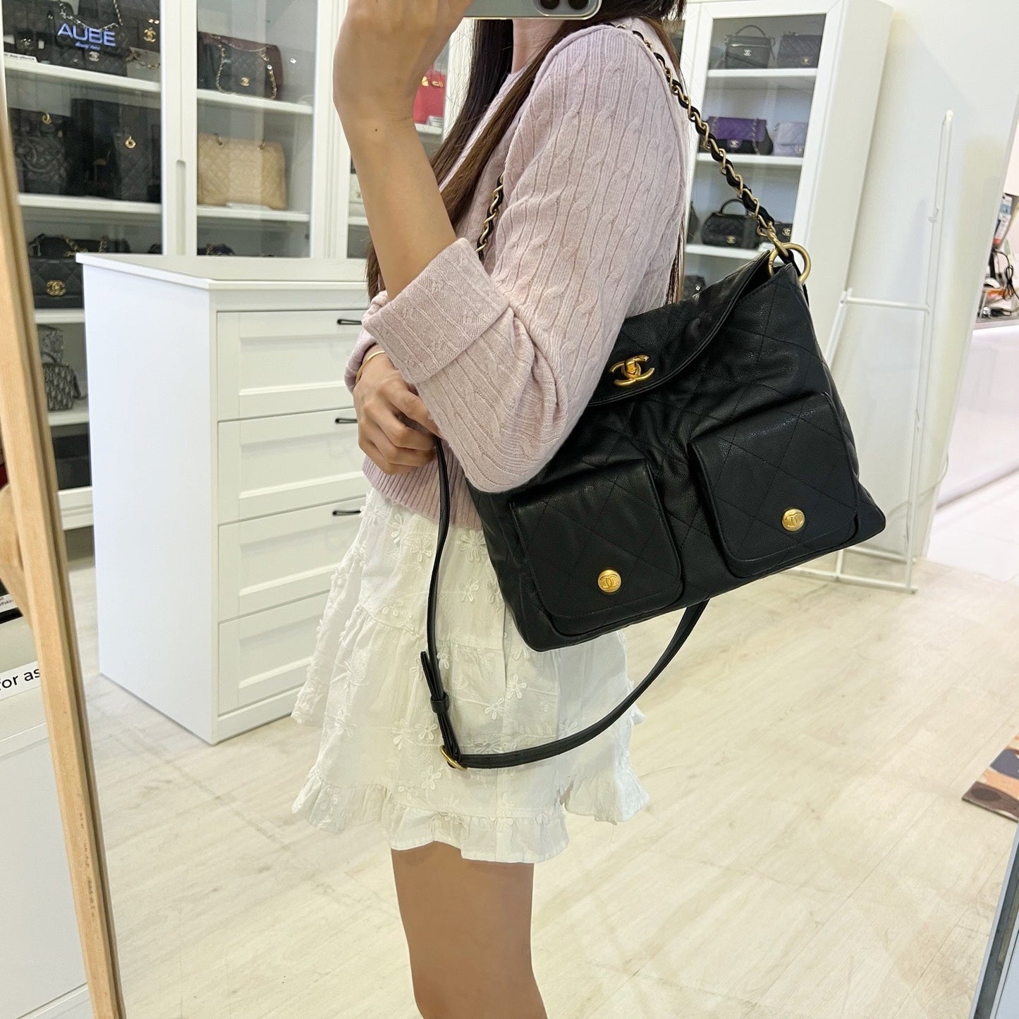 Chanel 25P Maxi Hobo Hobo Bag - Rovelle Bags