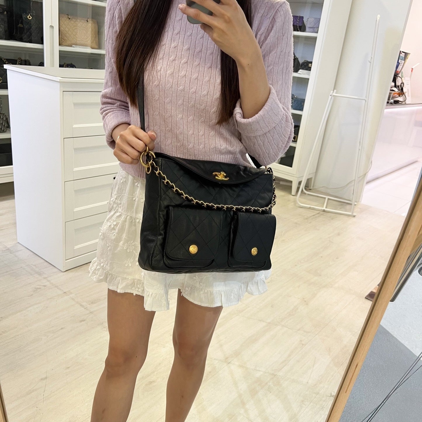 Chanel 25P Maxi Hobo Hobo Bag - Rovelle Bags