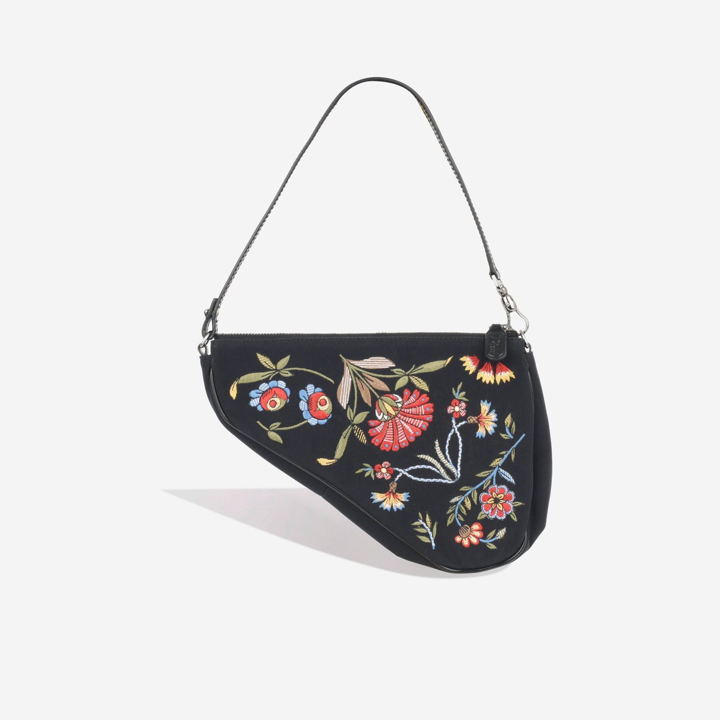 Dior Nylon Pochette Leather Shoulder Bag