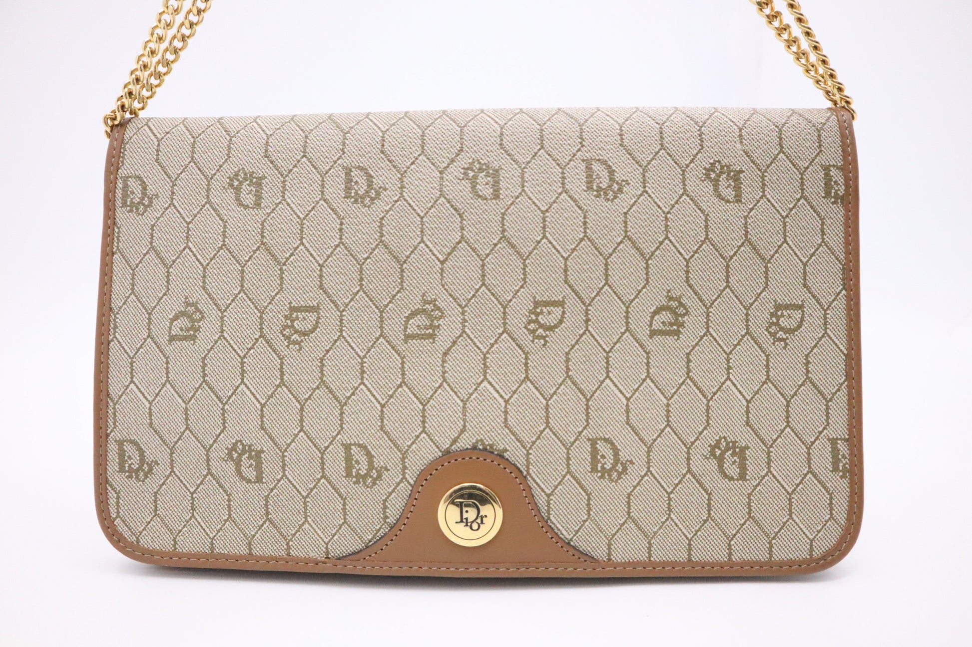 Dior Shoulder Bag in Honeycomb Canvas