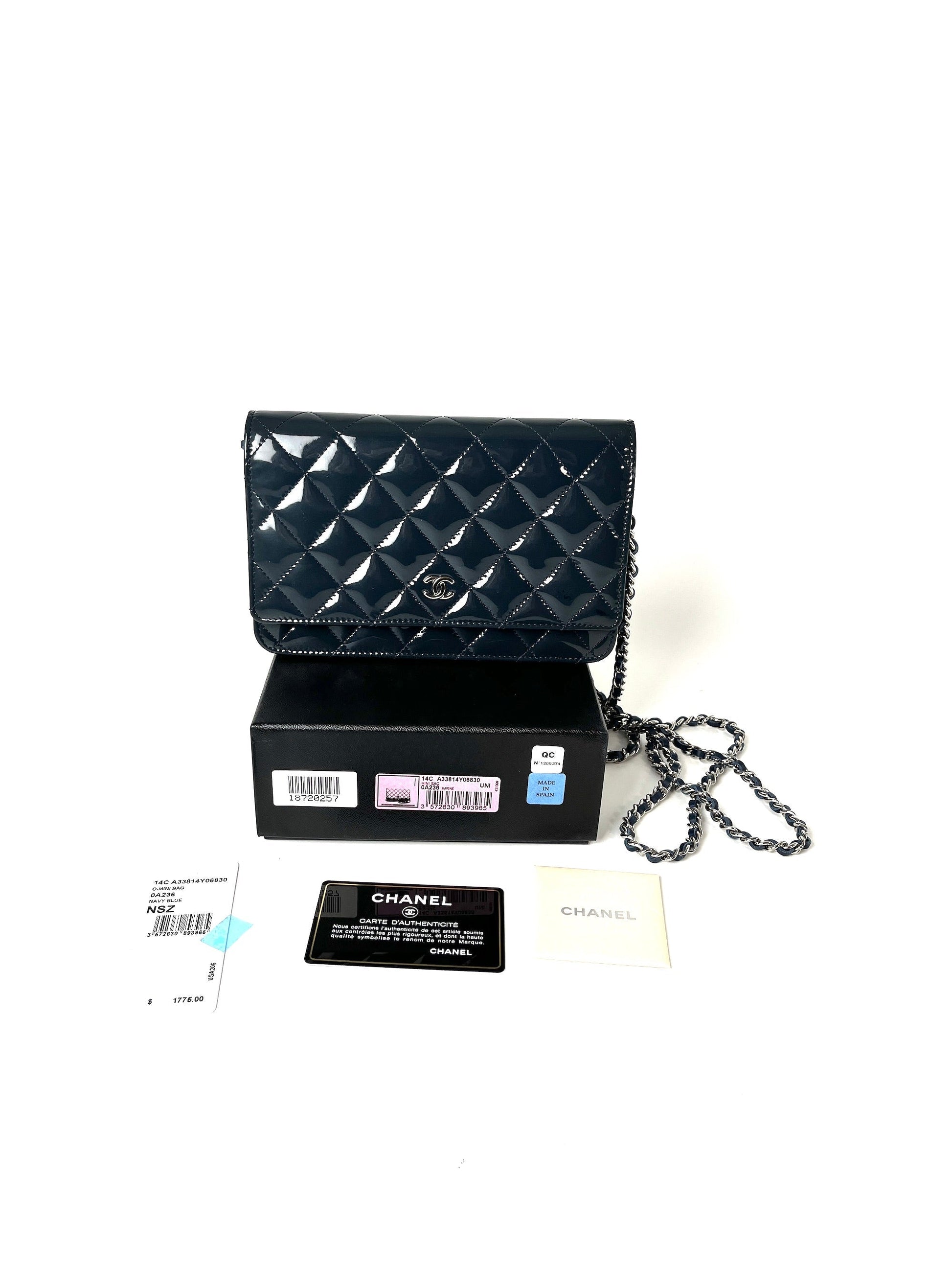Chanel 14C WOC Wallet on Chain Crossbody Bag - Rovelle Bags