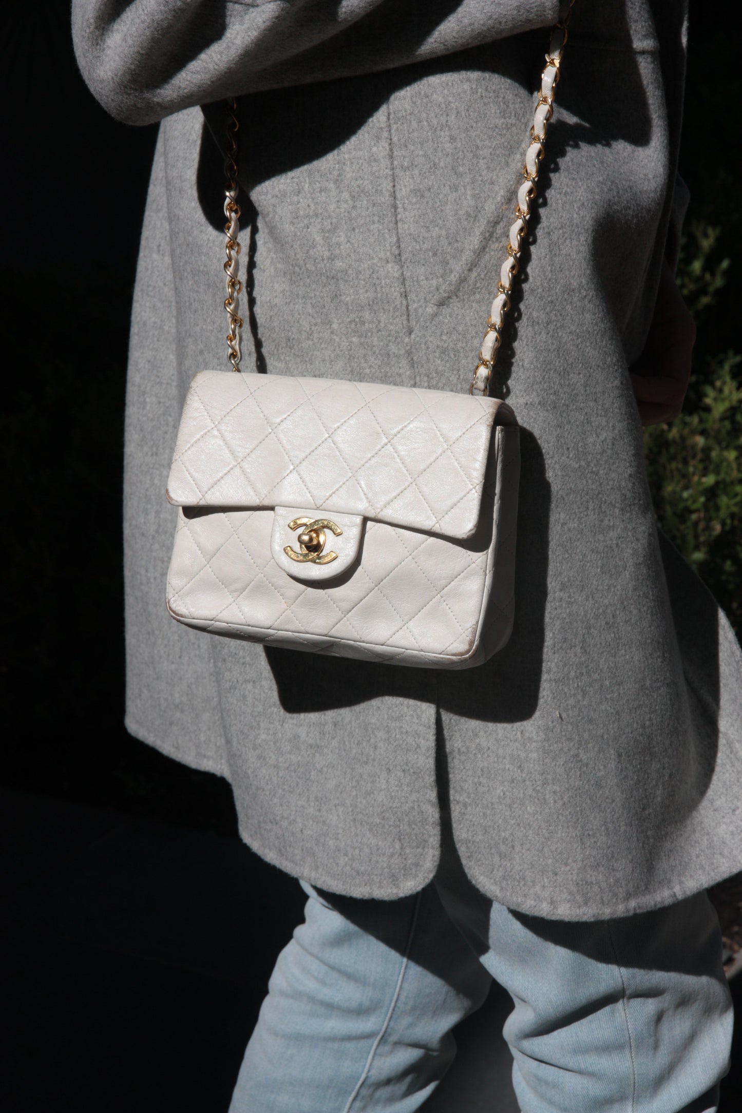 Chanel Quilted Classic Mini Square Flap Flap Bag - Rovelle Bags