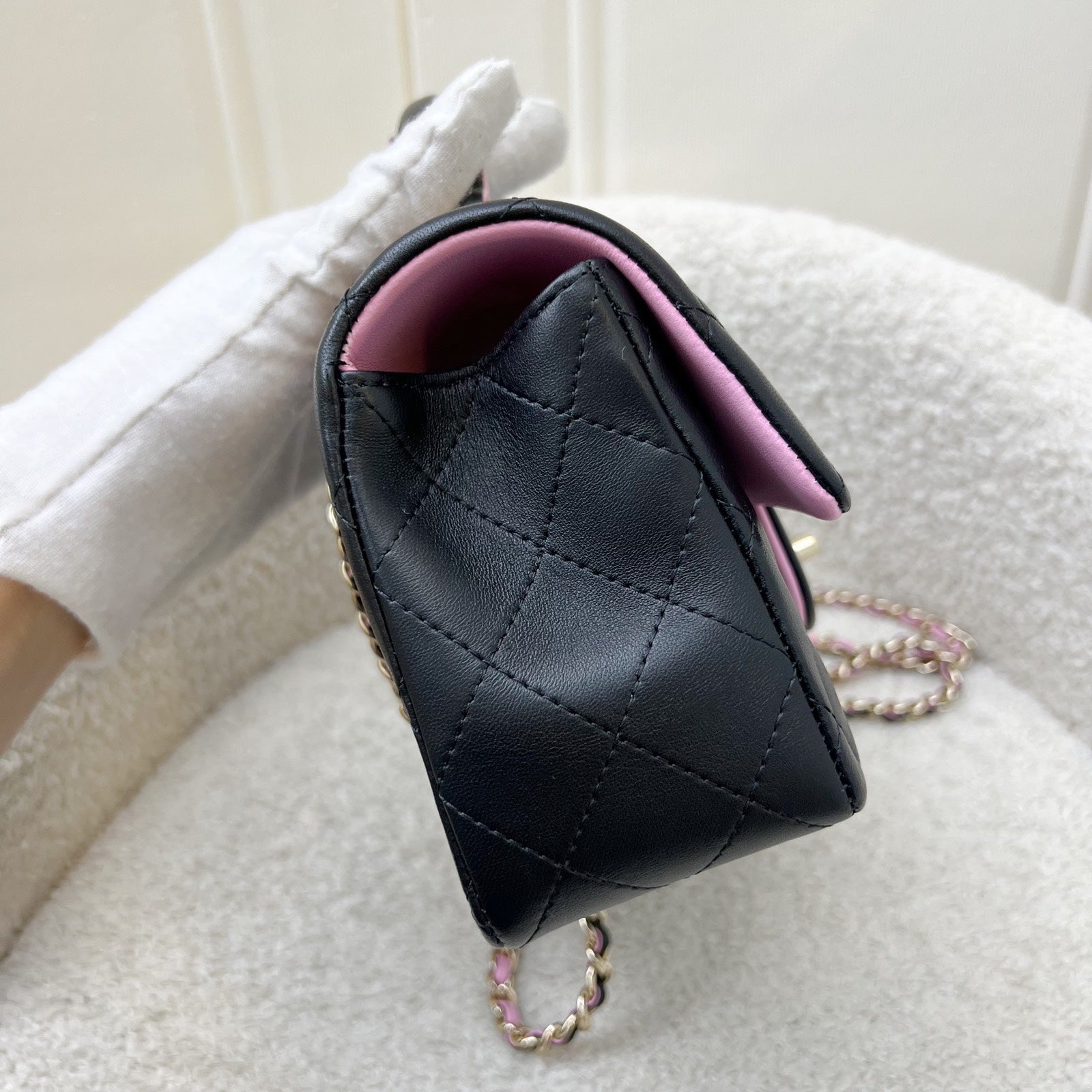Chanel 23P Top Handle Mini Rectangular Flap Bag - Rovelle Bags