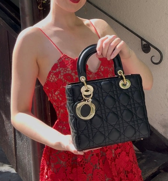 Dior Lady Dior Handbag - Rovelle Bags