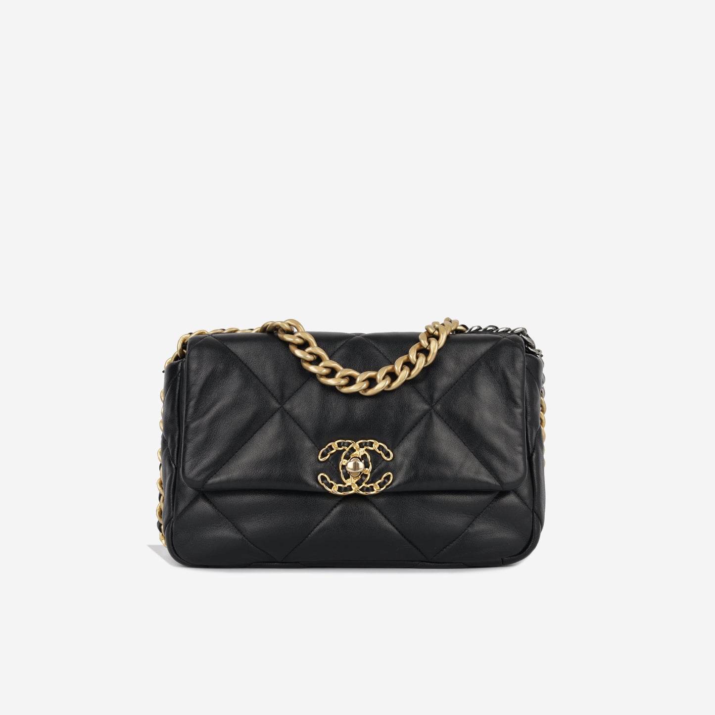 Chanel Chanel 19 Lambskin Black Shoulder Bag Style 8