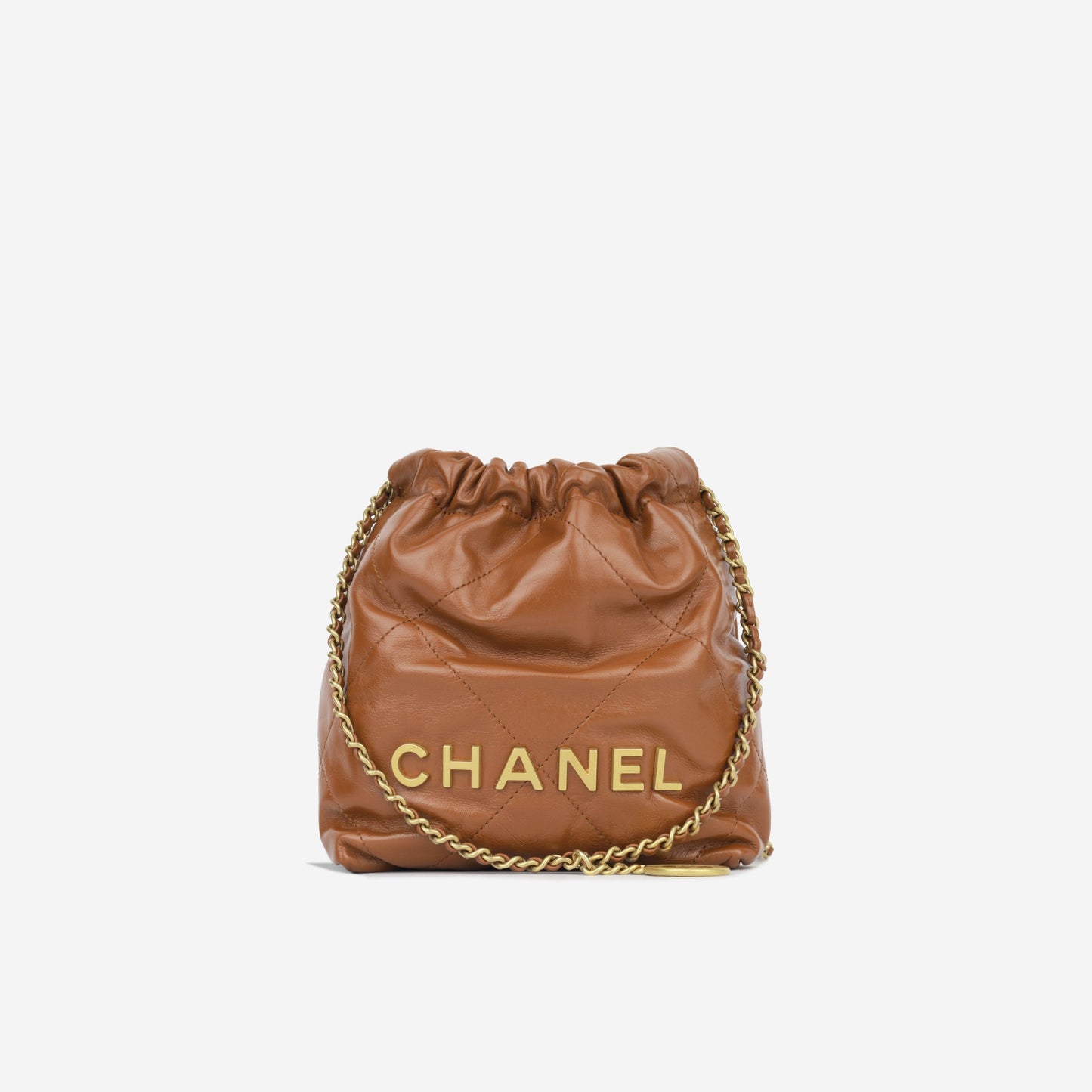 Chanel Chanel 22 Calfskin Gold Shoulder Bag