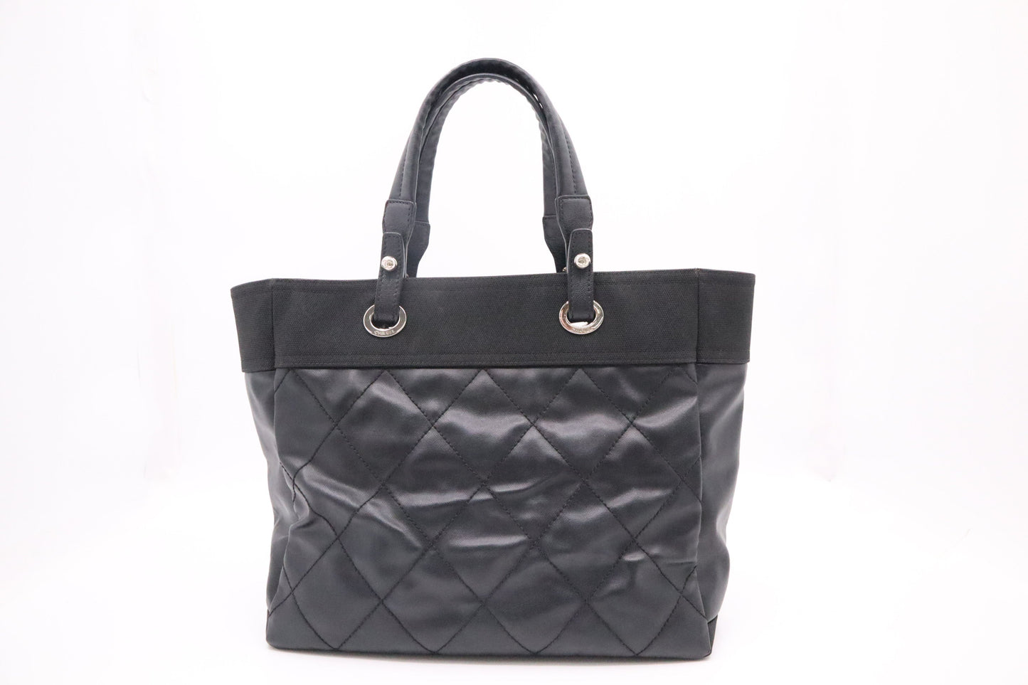 Chanel Paris Biarritz Tote Bag in Black MattelassÃÂ© Leather