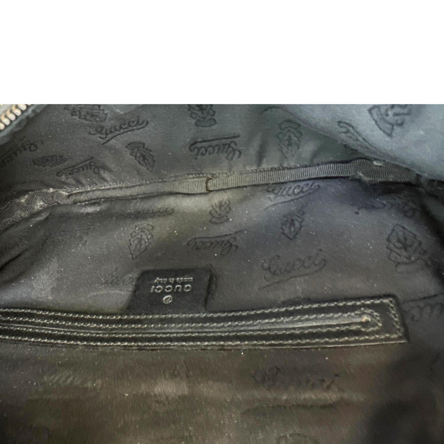 GUCCI GG Imprime Monogram Coated Canvas Waist Bum Bag Black 233269