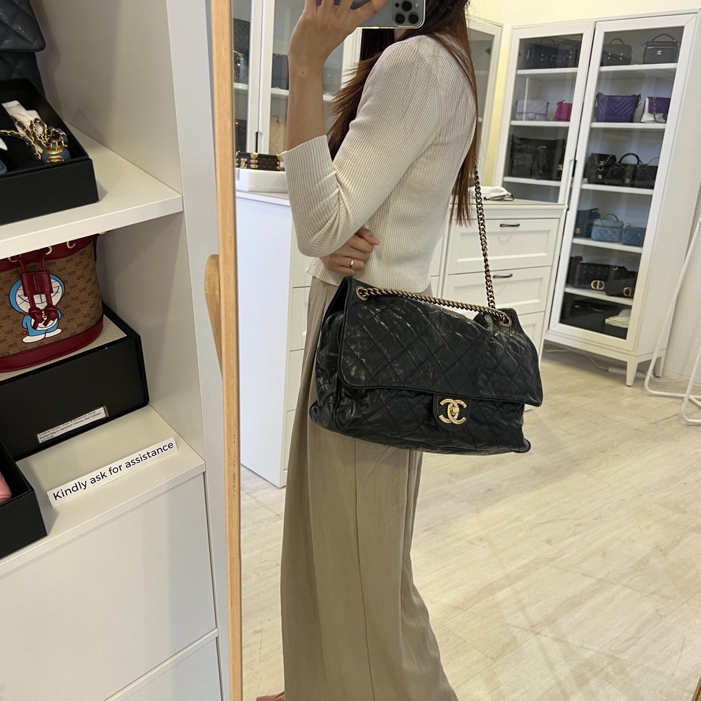 Chanel Shiva Flap Flap Bag - Rovelle Bags
