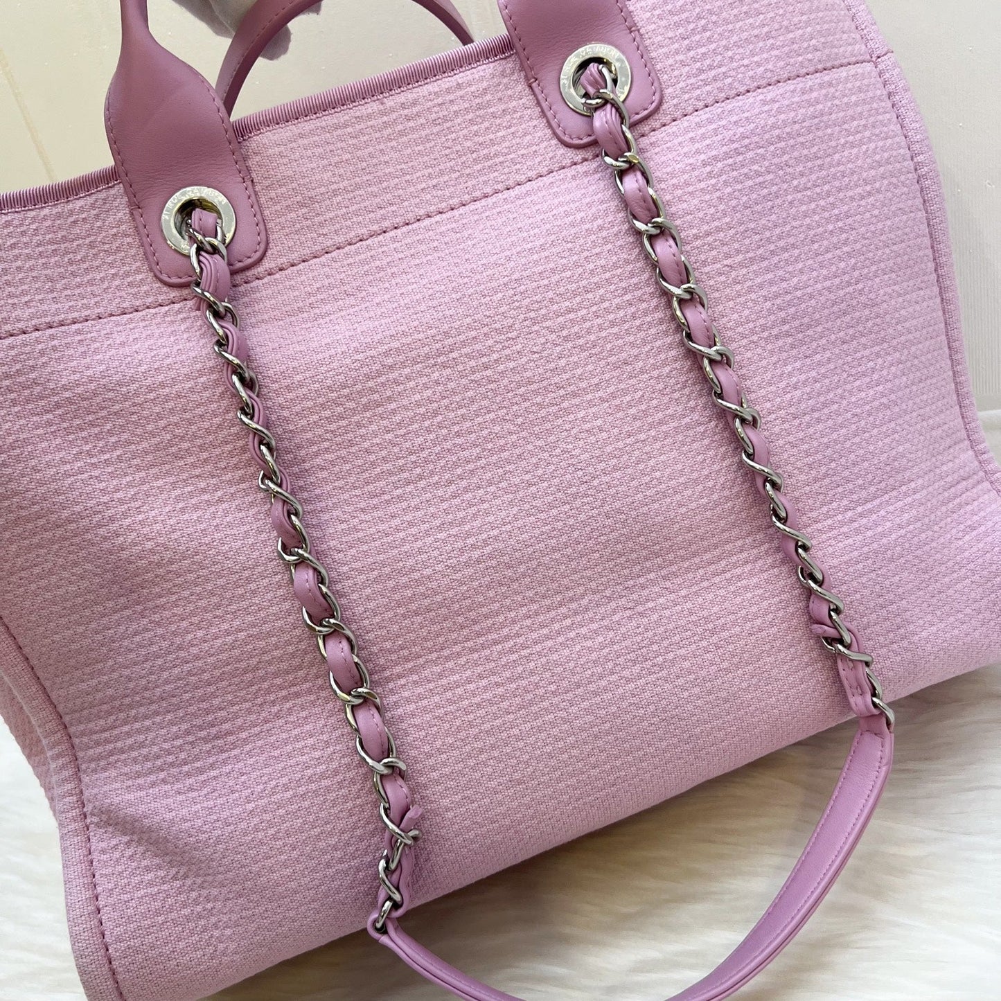 Chanel Medium / Large Deauville Tote Tote Bag - Rovelle Bags