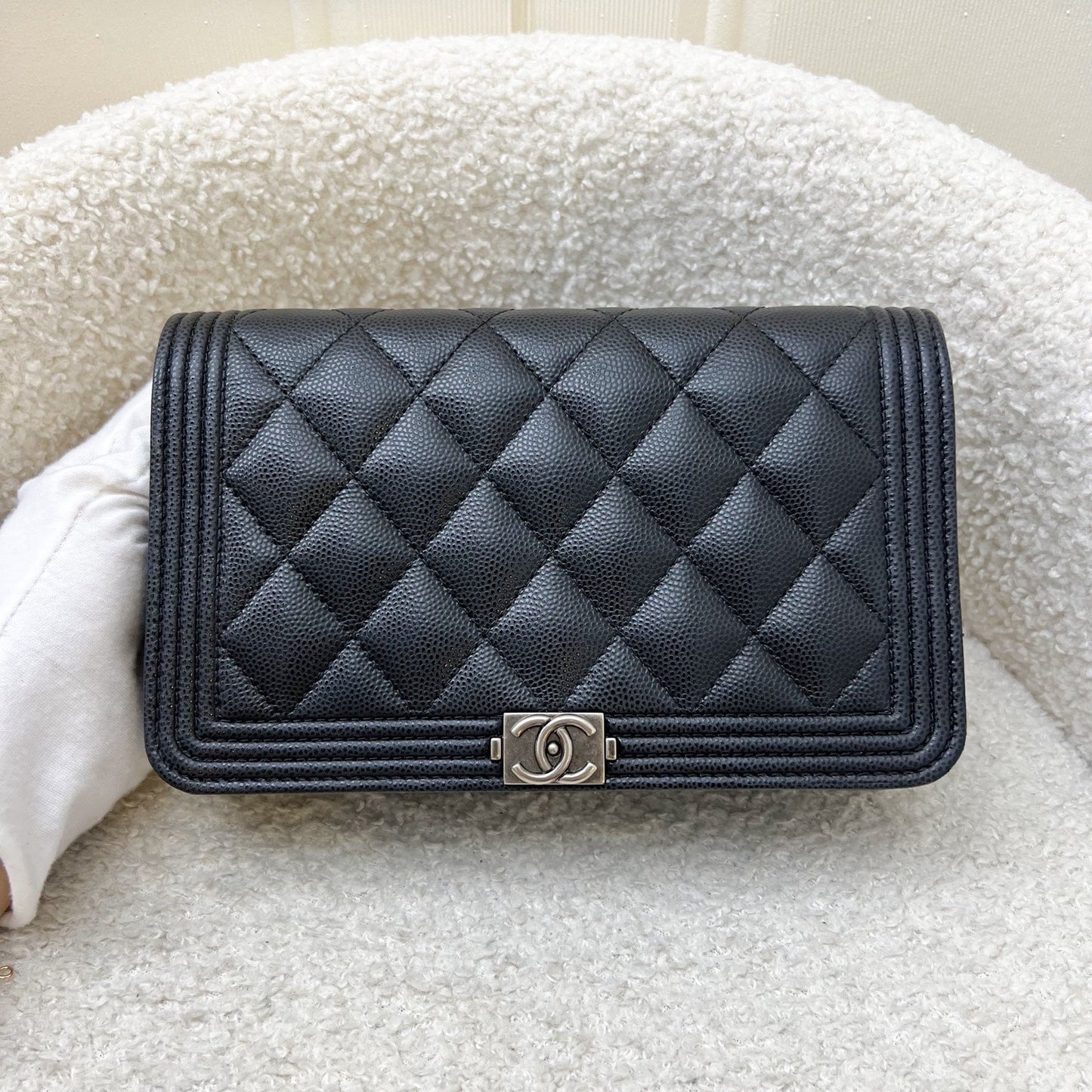 Chanel Boy Wallet on Chain WOC Crossbody Bag - Rovelle Bags