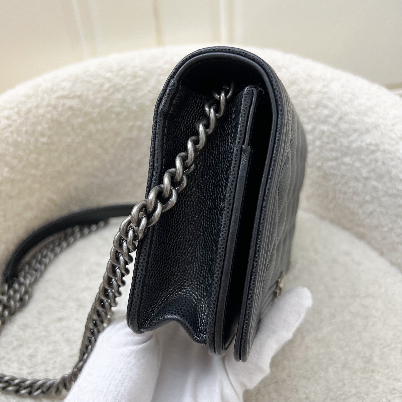 Chanel Boy Wallet on Chain WOC Crossbody Bag - Rovelle Bags