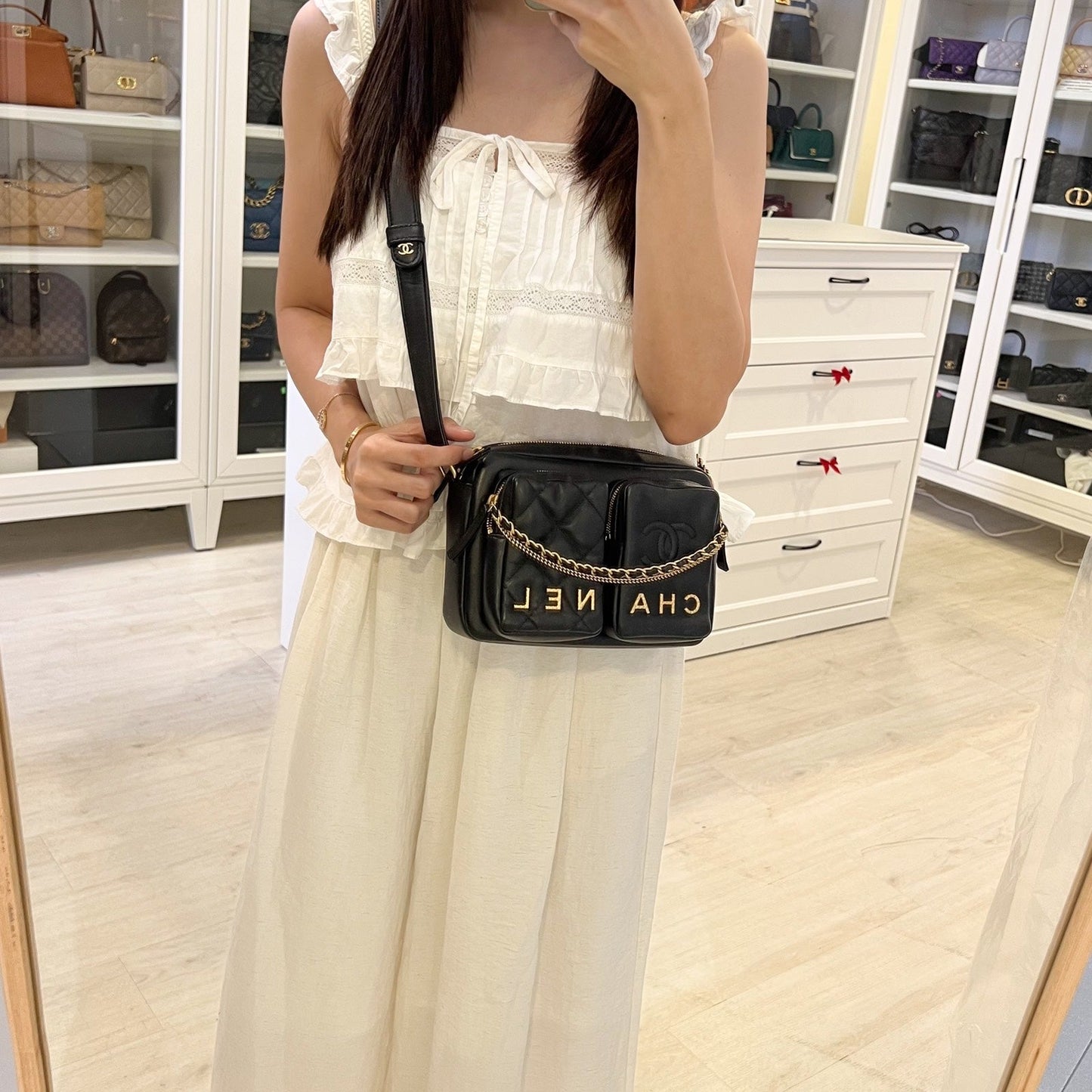 Chanel 22C Seasonal Camera Camera Bag - Rovelle Bags