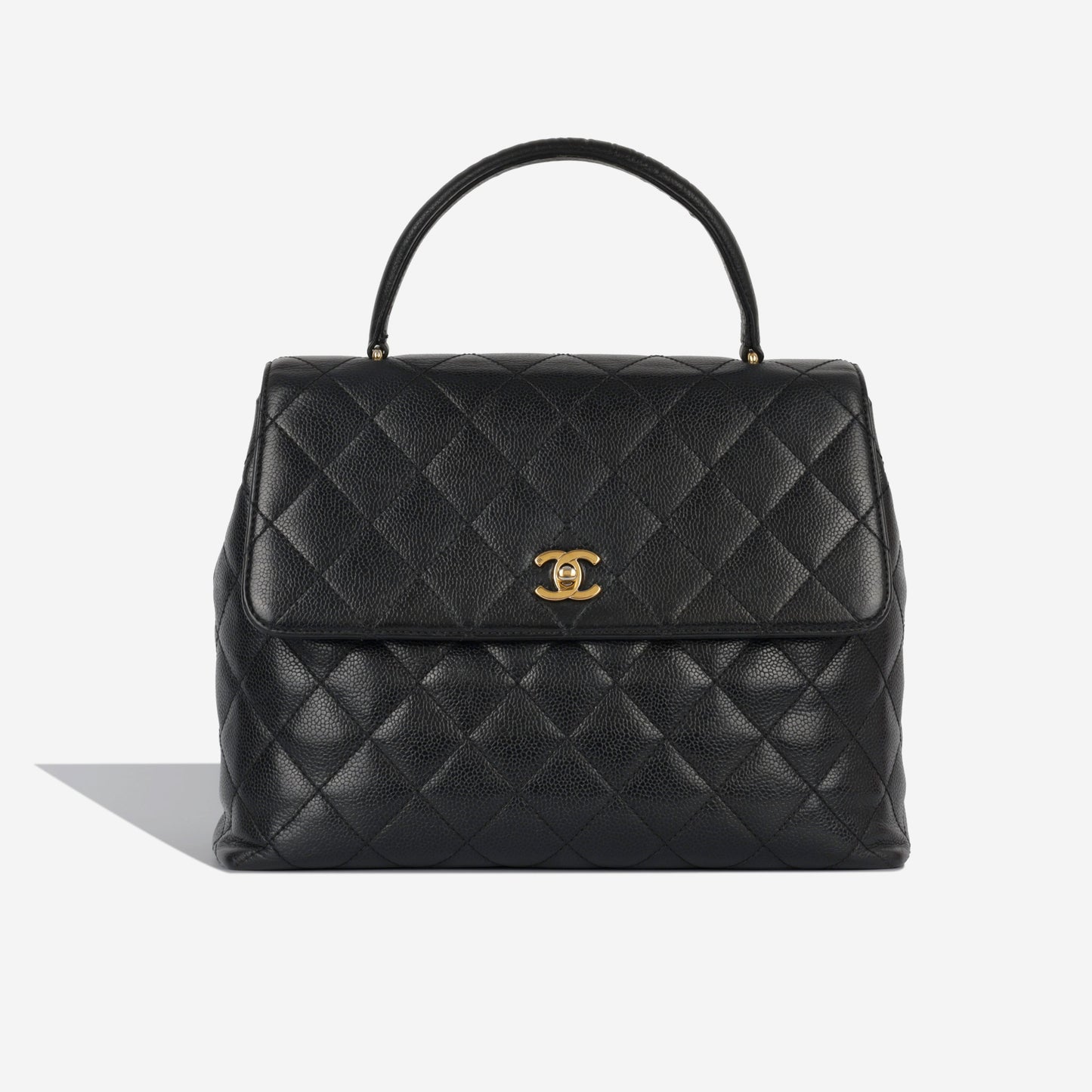 Chanel Kelly Lambskin Black Shoulder Bag Lambskin