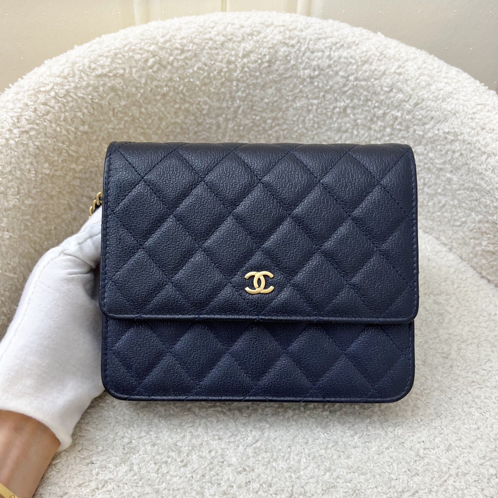 Chanel Square Wallet on Chain WOC Crossbody Bag - Rovelle Bags