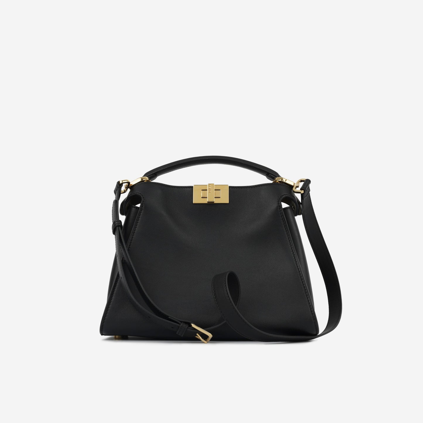 Fendi Peekaboo Leather Red Handbag Style 48
