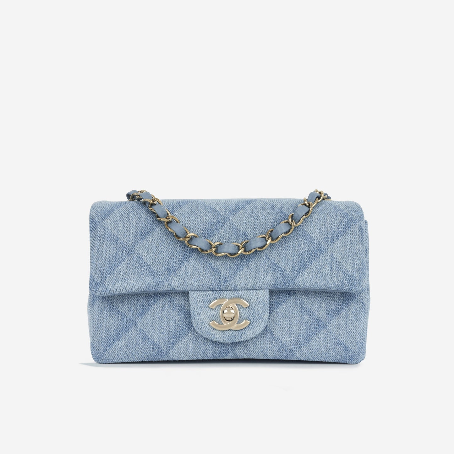 Chanel Classic Flap Lambskin Gold Shoulder Bag Style 125