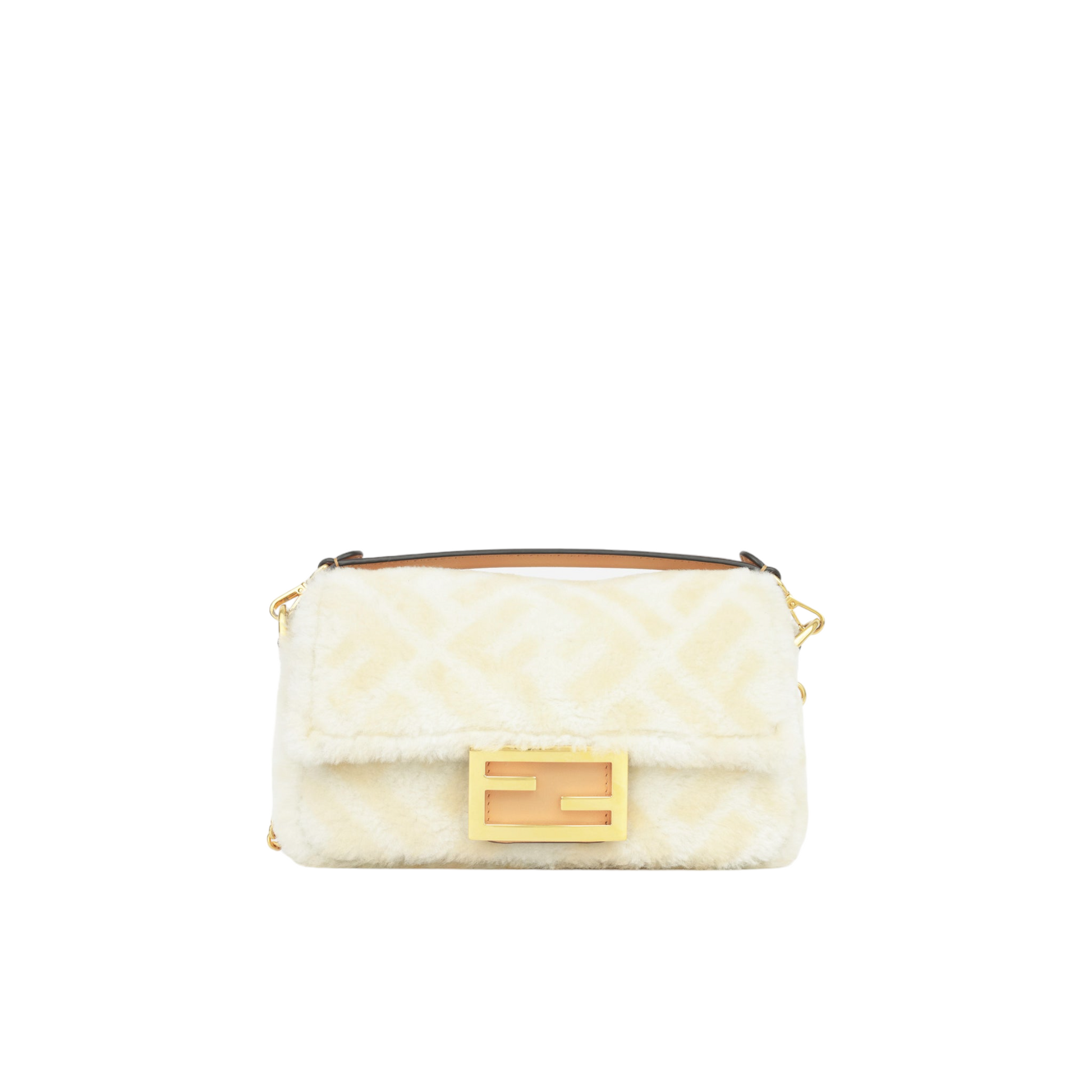 Fendi Baguette Chain Mini - Shearling