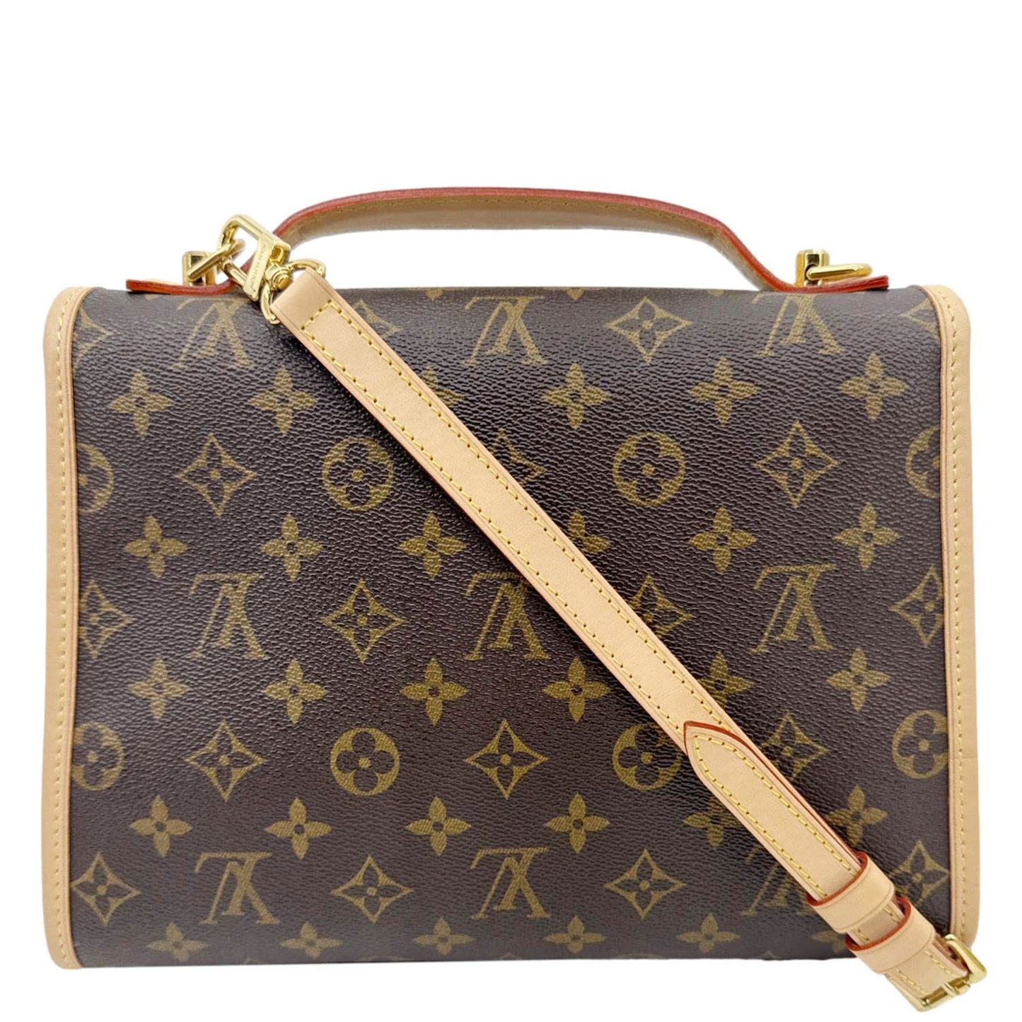 LOUIS VUITTON Monogram Bel Air Monogram Canvas Crossbody Bag Brown