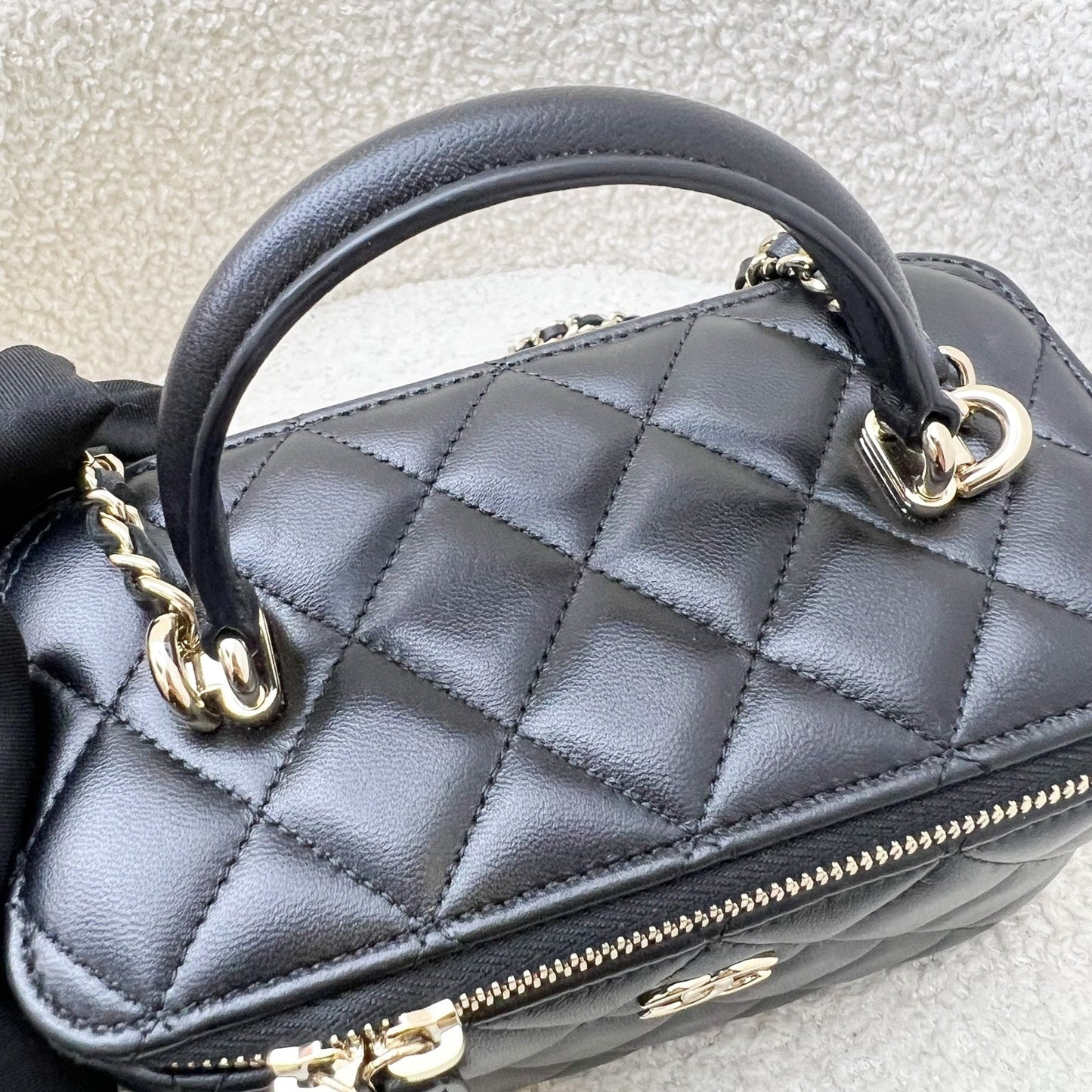 Chanel Top Handle Small Vanity in Handbag - Rovelle Bags