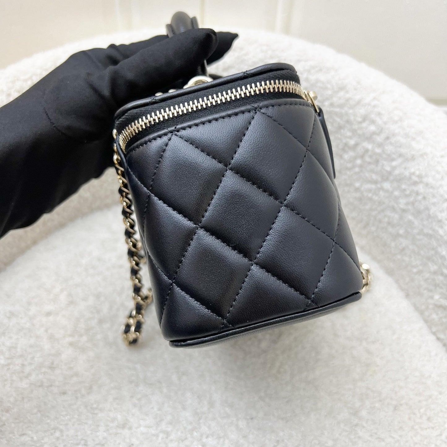 Chanel Top Handle Small Vanity in Handbag - Rovelle Bags