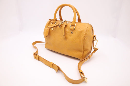 Louis Vuitton Speedy in Yellow Empreinte Leather