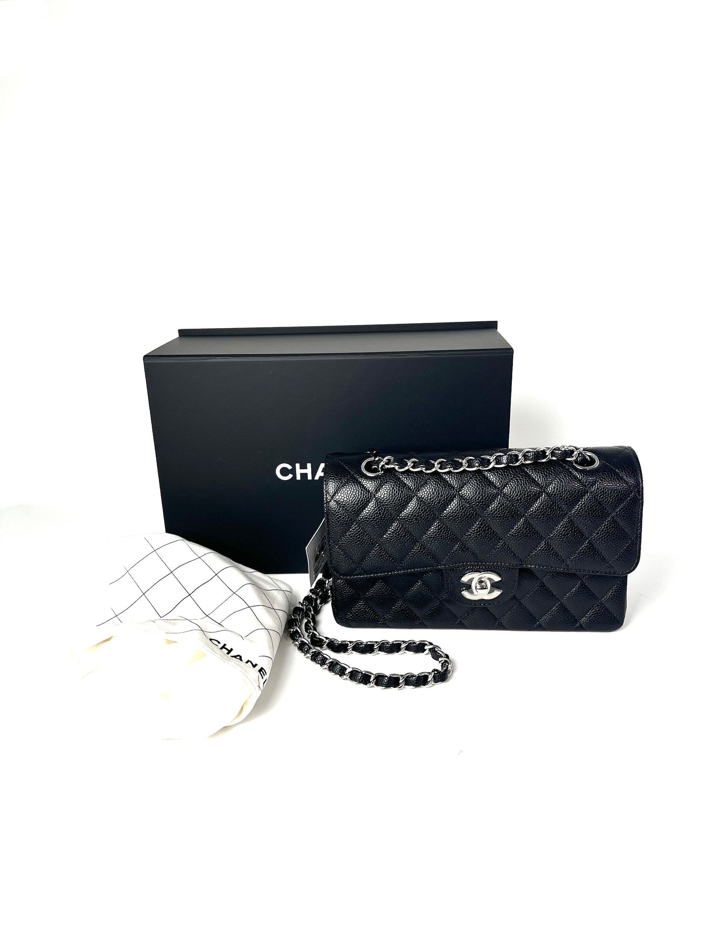 Chanel New CHANEL Black Small Quilted Shoulder Bag - Rovelle Bags
