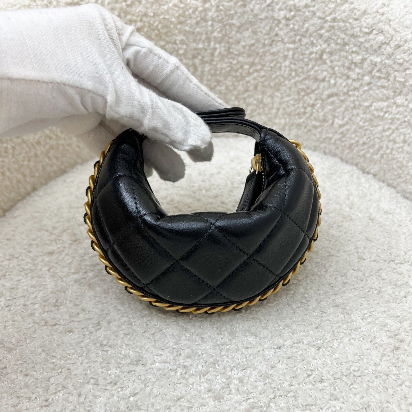Chanel 25A Fortune Cookie Mini Pouch Handbag - Rovelle Bags