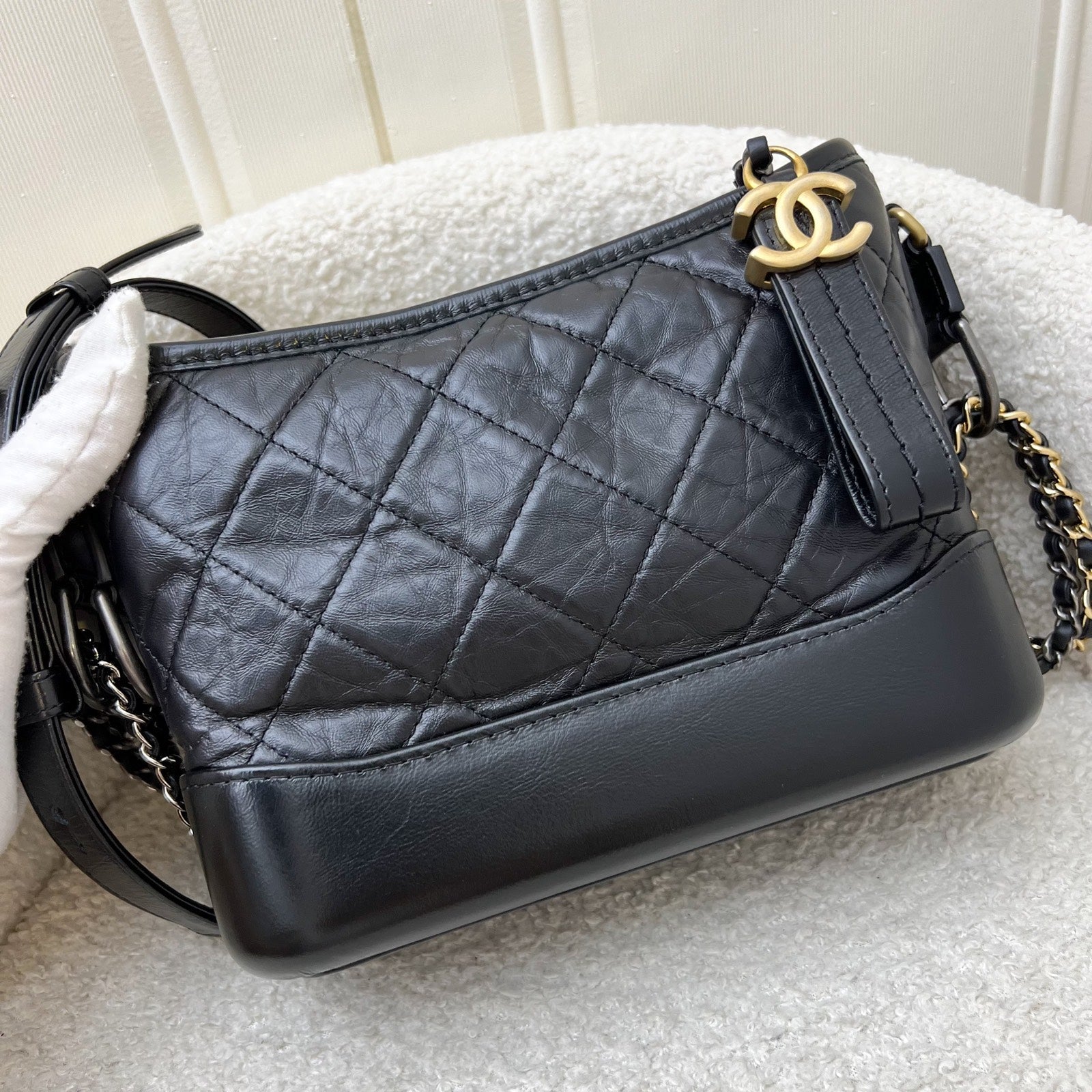 Chanel Small Gabrielle Hobo in Black Shoulder Bag - Rovelle Bags