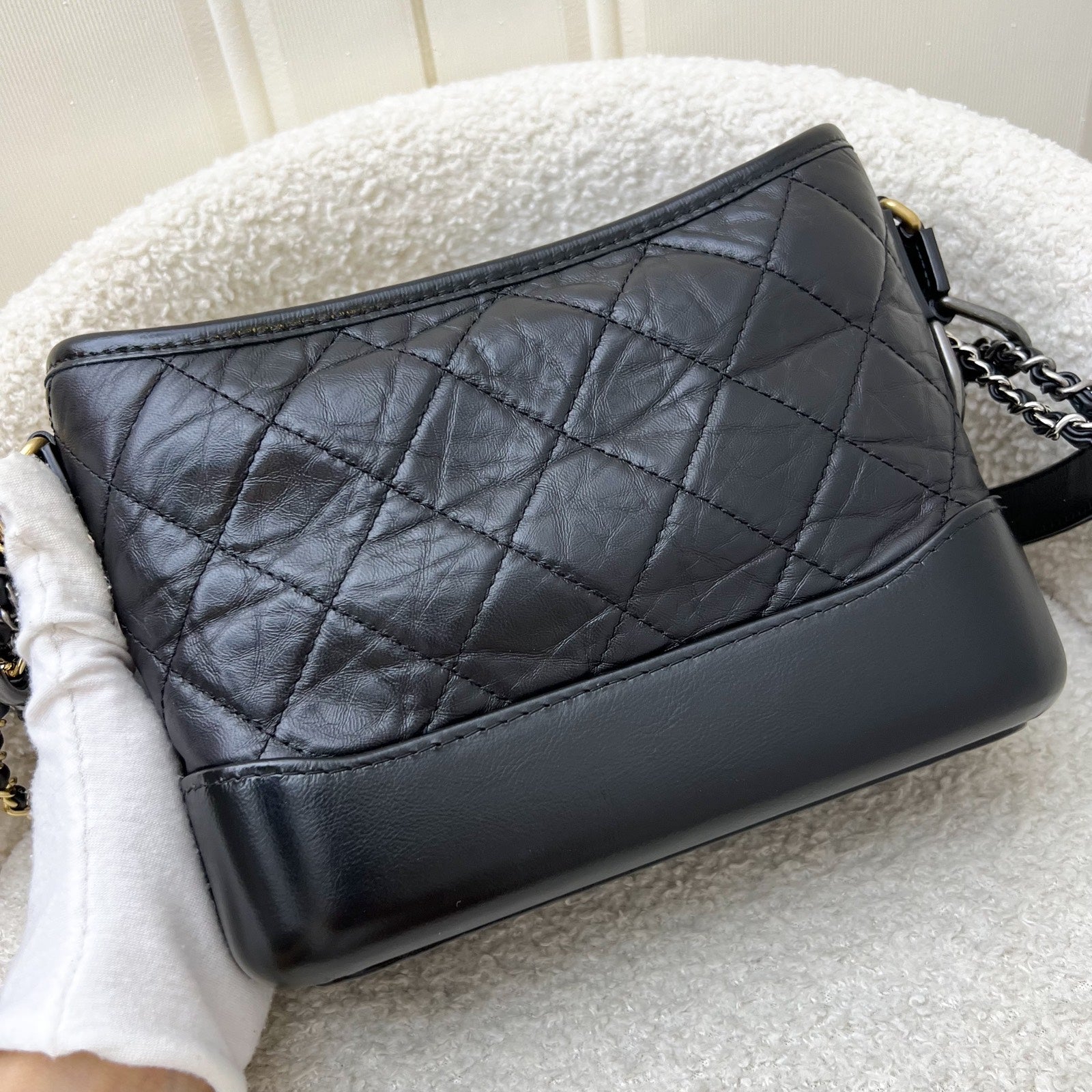 Chanel Small Gabrielle Hobo in Black Shoulder Bag - Rovelle Bags
