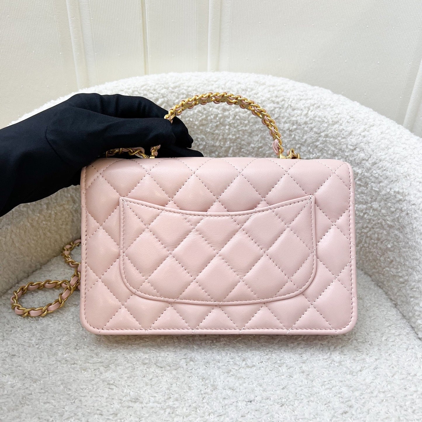 Chanel 24C Top Handle Wallet on Crossbody Bag - Rovelle Bags