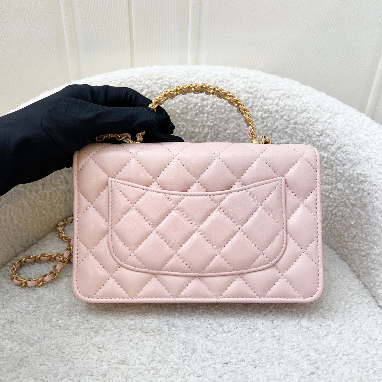 Chanel 24C Top Handle Wallet on Crossbody Bag - Rovelle Bags